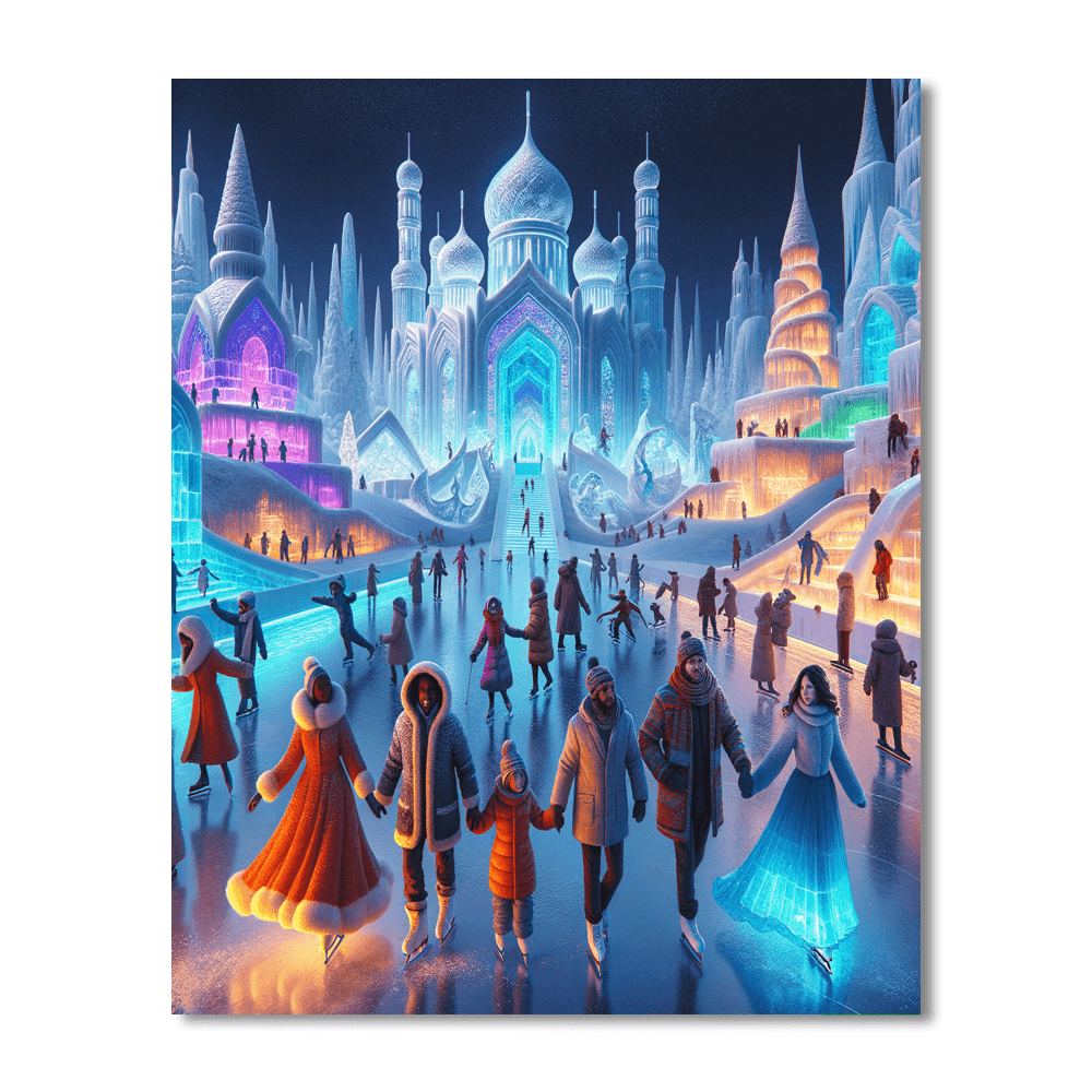 Snow And Ice Festival - Harbin, China Paint By Numbers Kits