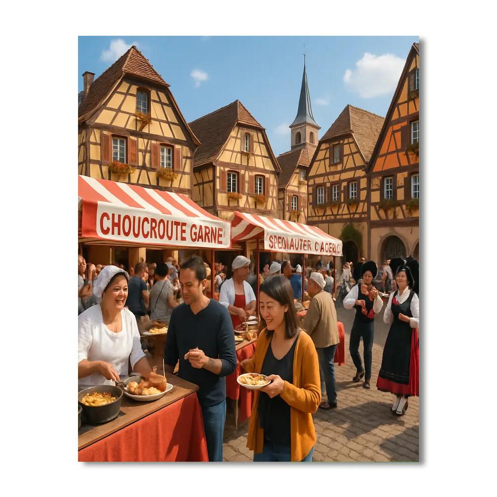 Fête De La Choucroute - France Paint By Numbers Kits