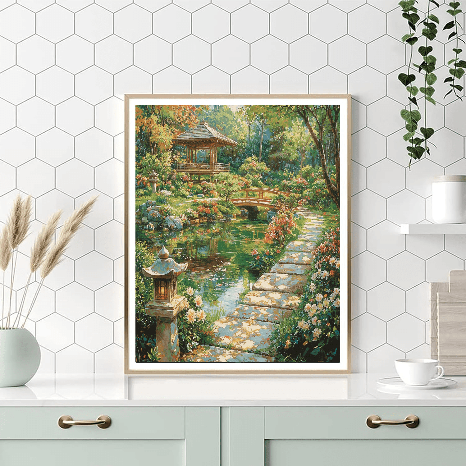 Meiji Jingu Gyoen DIY Paint By Numbers