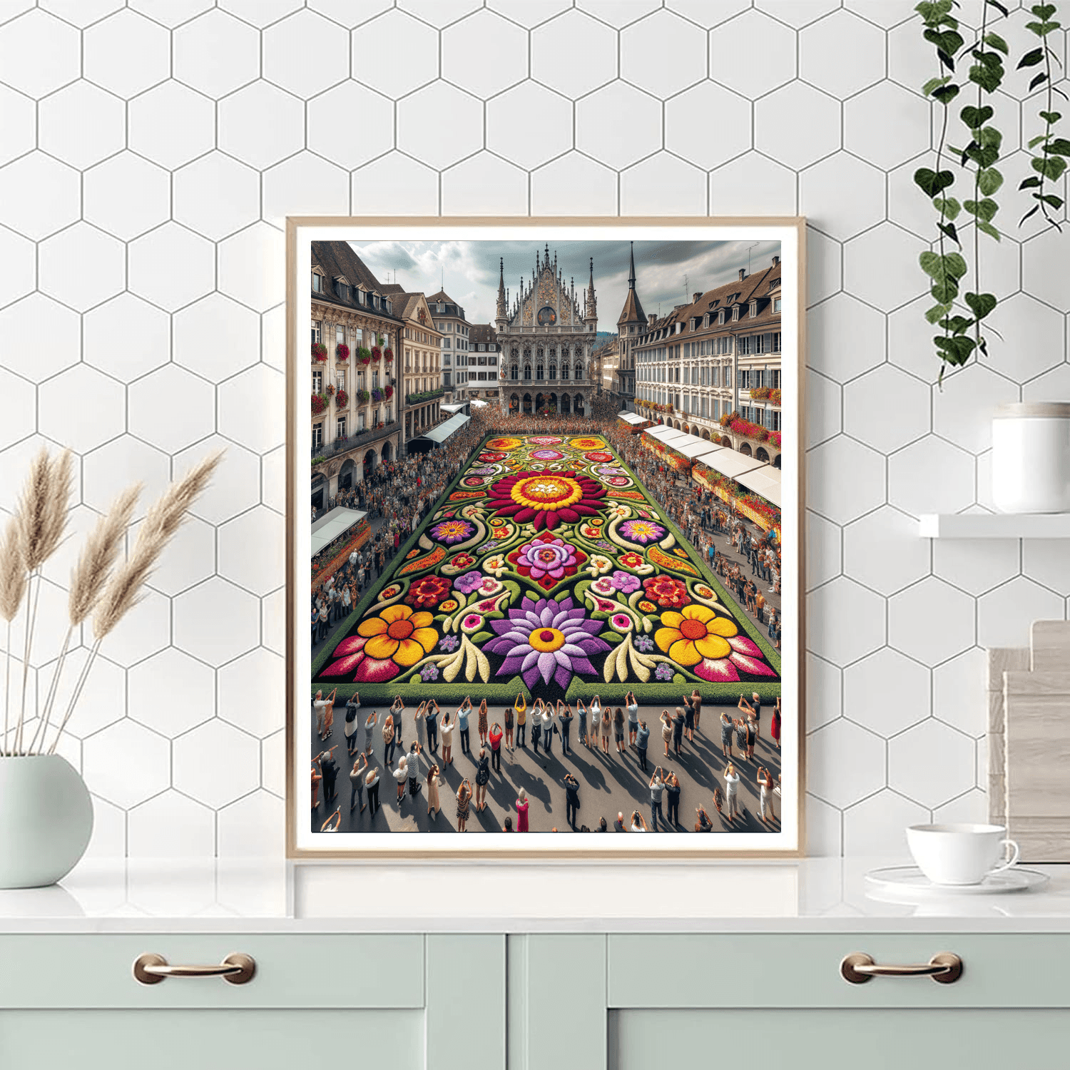 Brussels Flower Carpet - Brussels, Belgium Paint By Color