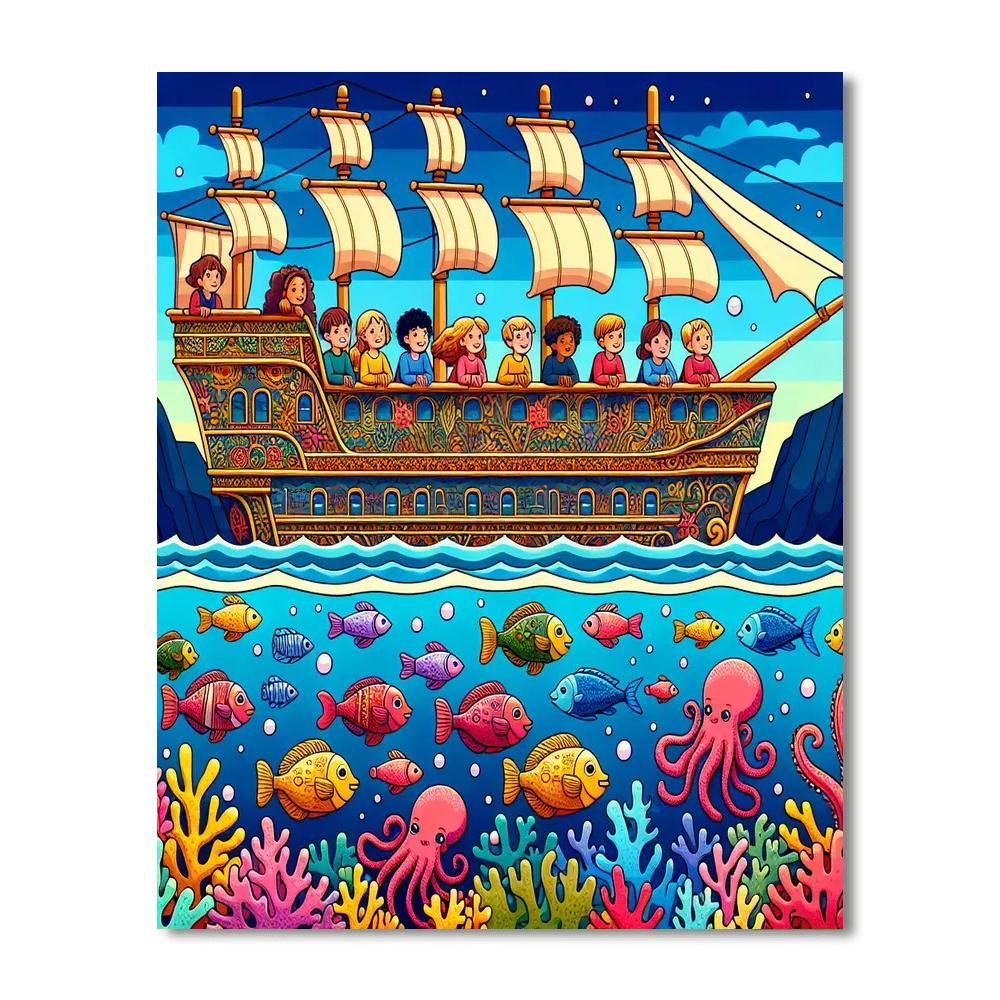 Oceanic Discovery Voyage Number Painting