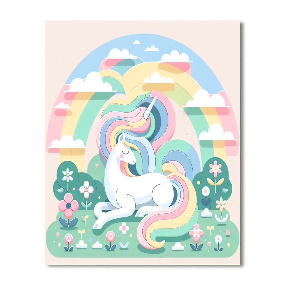 Gentle Unicorn Dreamland Paint By Number