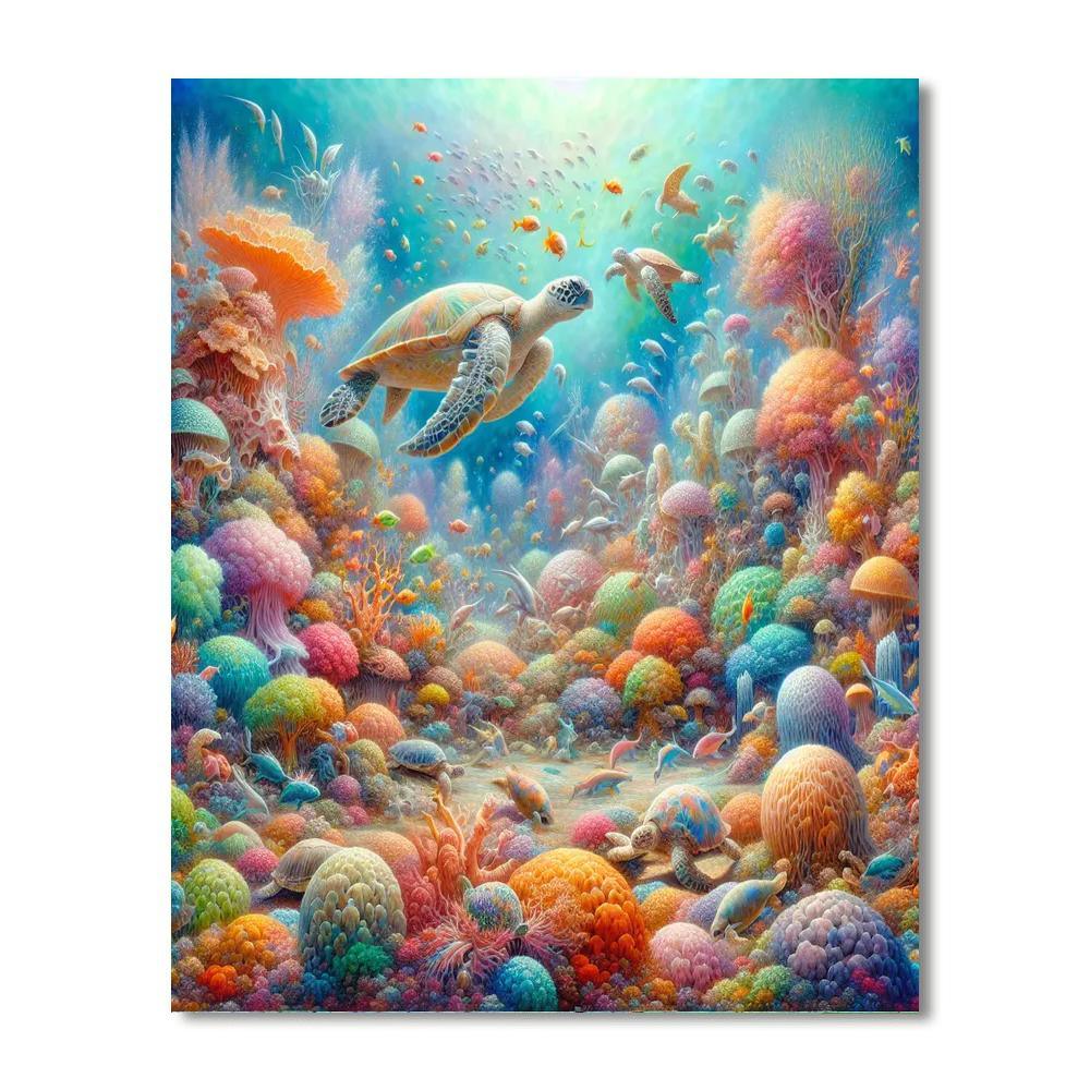 Undersea Daydream Paint By Numbers Kits