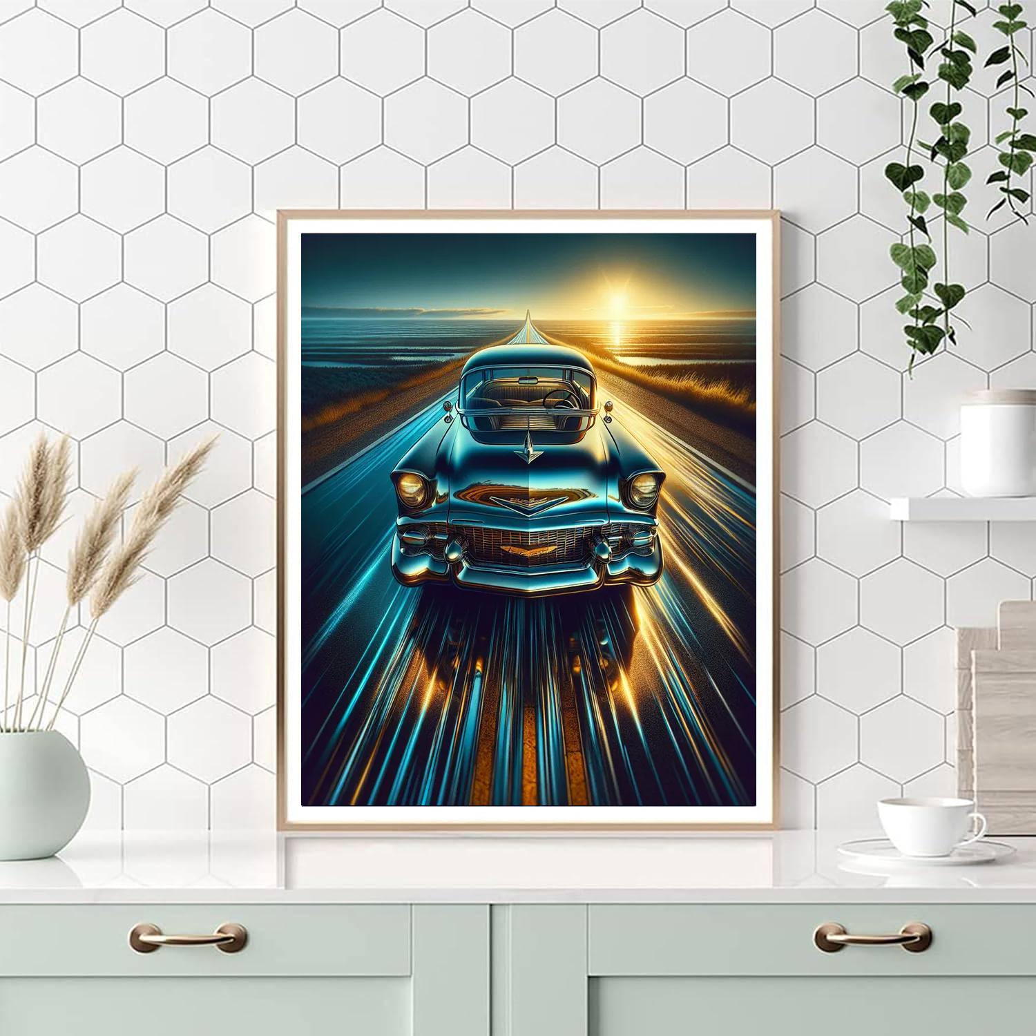 Classic Car Adventure Paint By Color