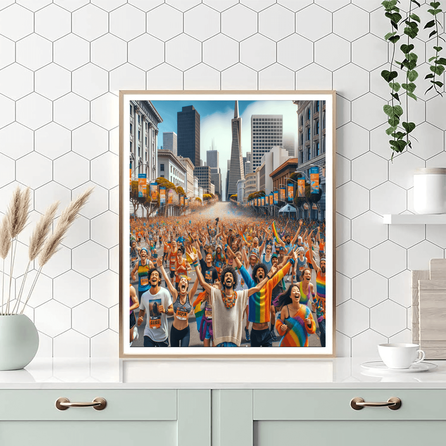 Bay To Breakers - United States Paint By Color