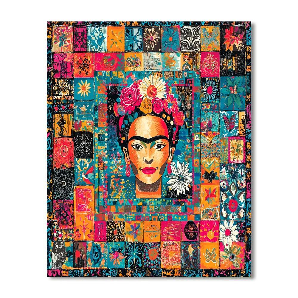 Frida Kahlo Inspired Vivid Heritage  Painting By Numbers Kit