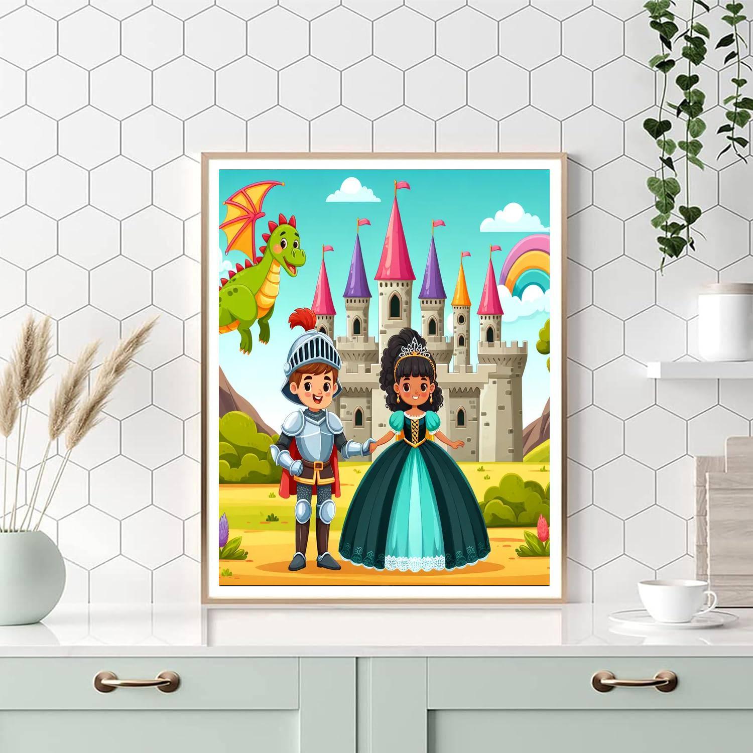 Fun Fairy Tale Adventure Paint By Numbers Art