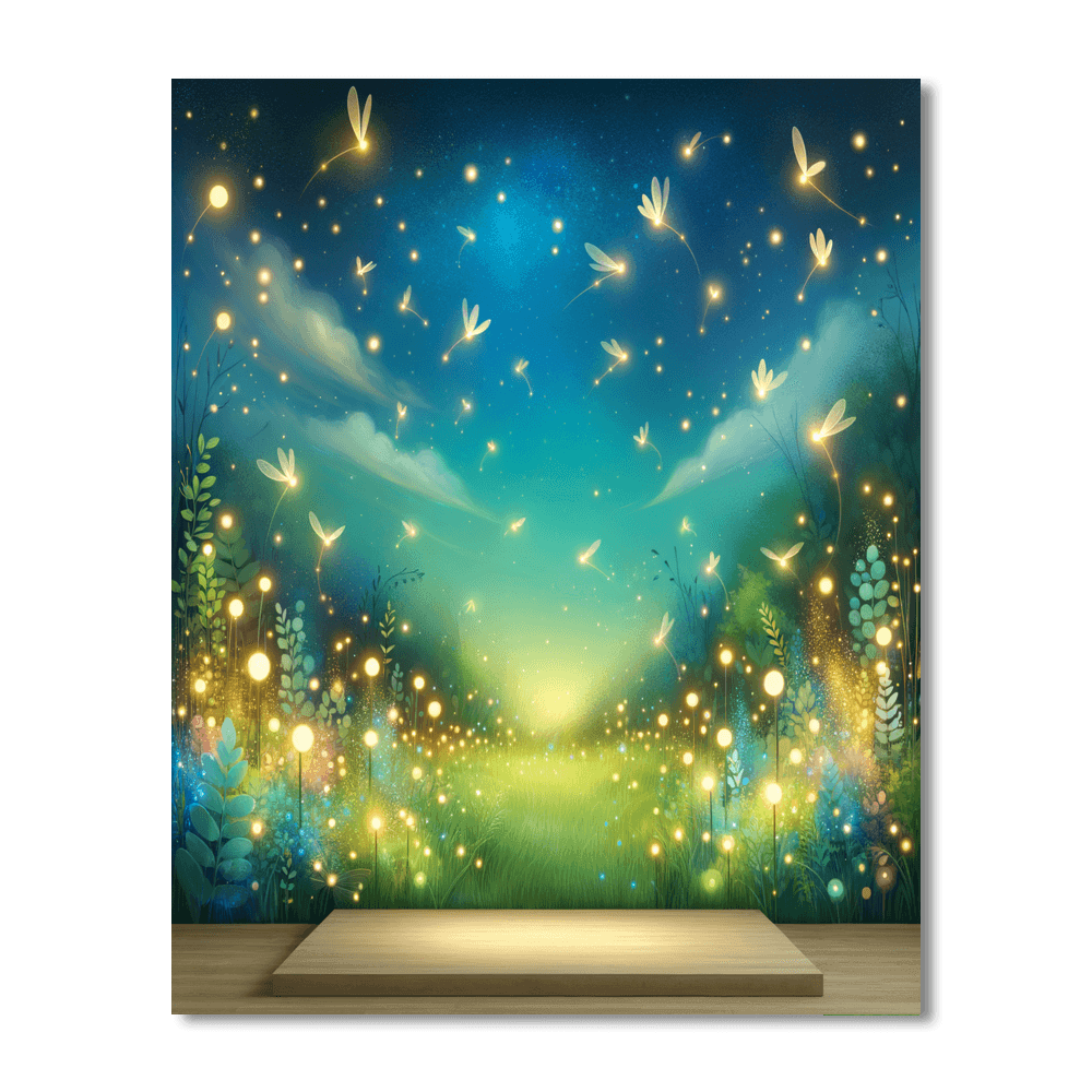 Dancing With Fireflies Paint By Number