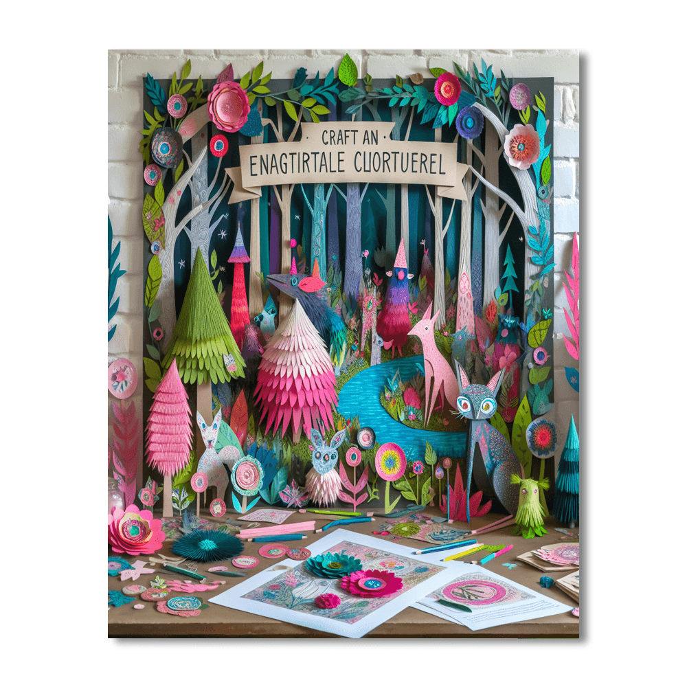 Fairytale Woodland Painting By Numbers Kit