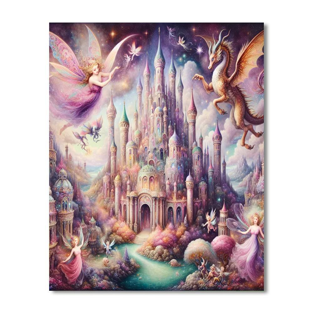 Fantasy Fairytale Scene Paint By Number