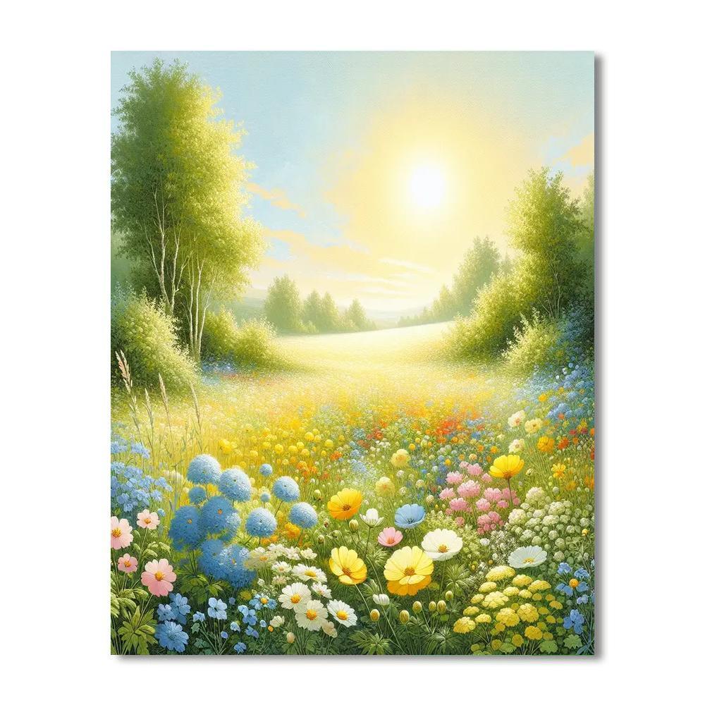 Summer Meadow Joy Painting By Numbers Kit