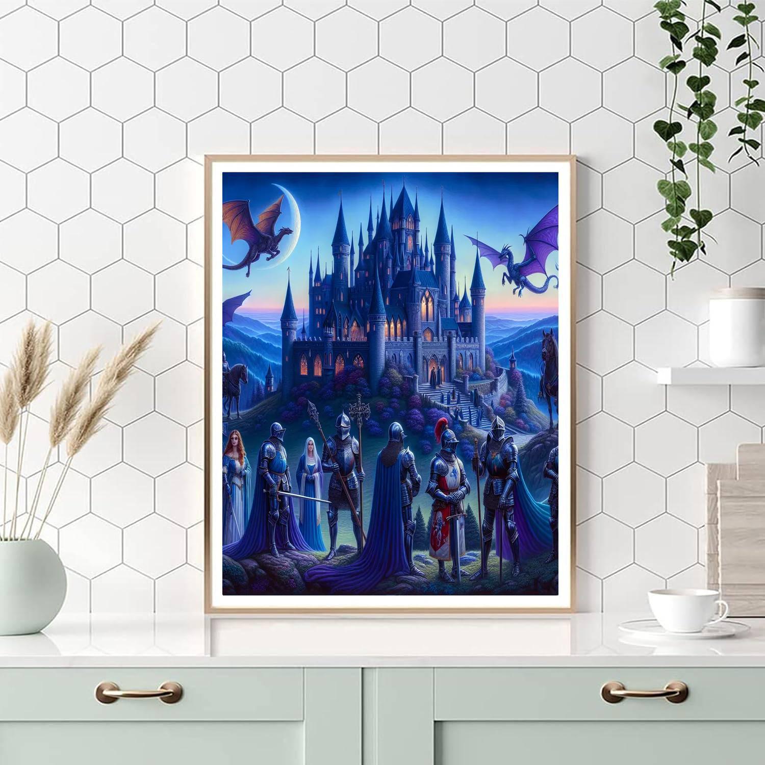 Majestic Medieval Fantasy Numbered Painting Kits