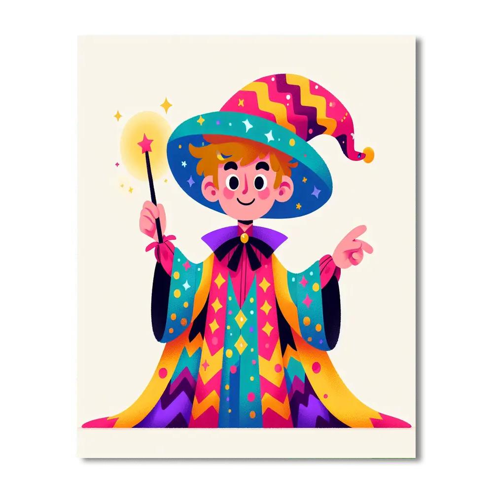 Wizard School Of Wonders Painting Number Kit