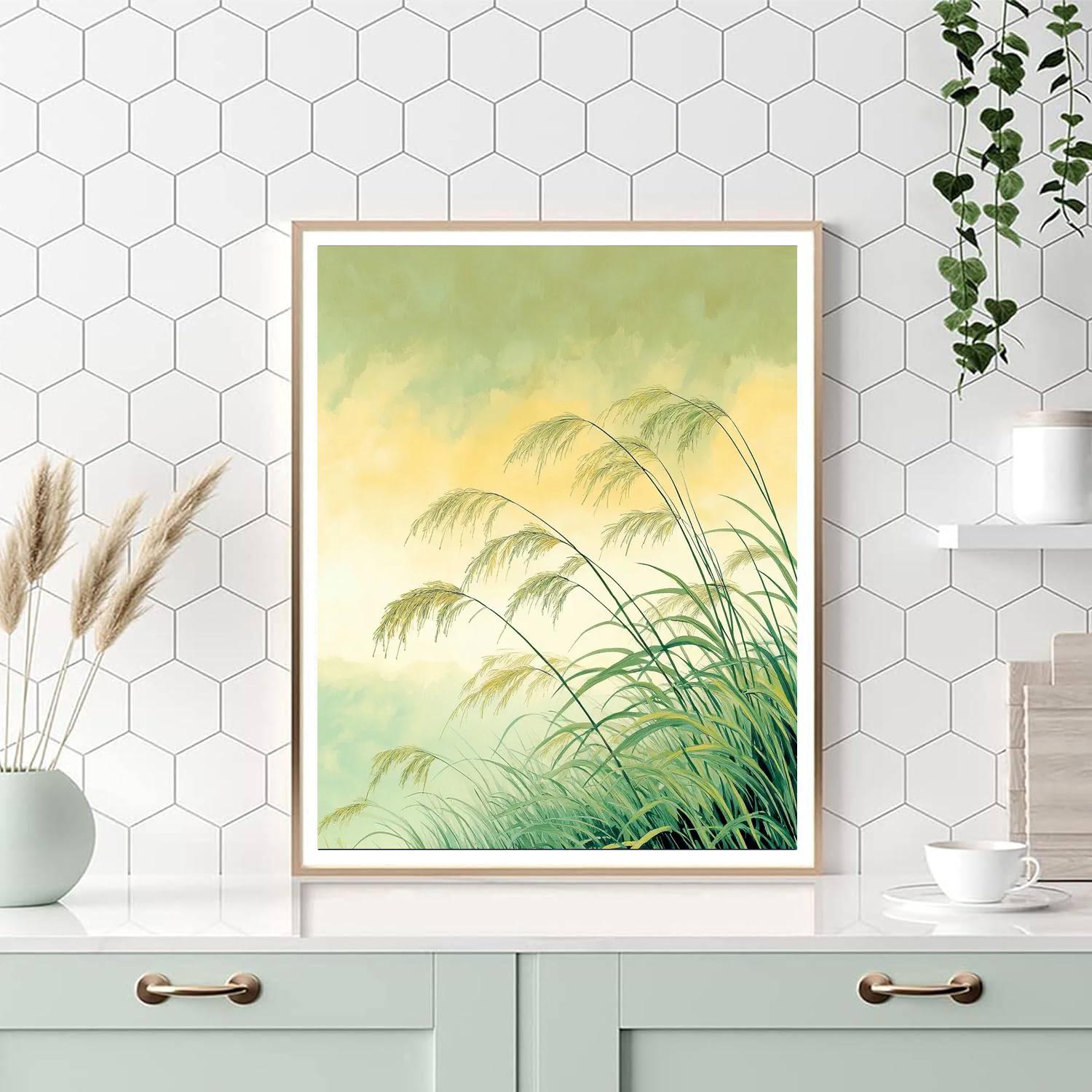 Utagawa Hiroshige Inspired Serenade Of The Breeze  Number Painting