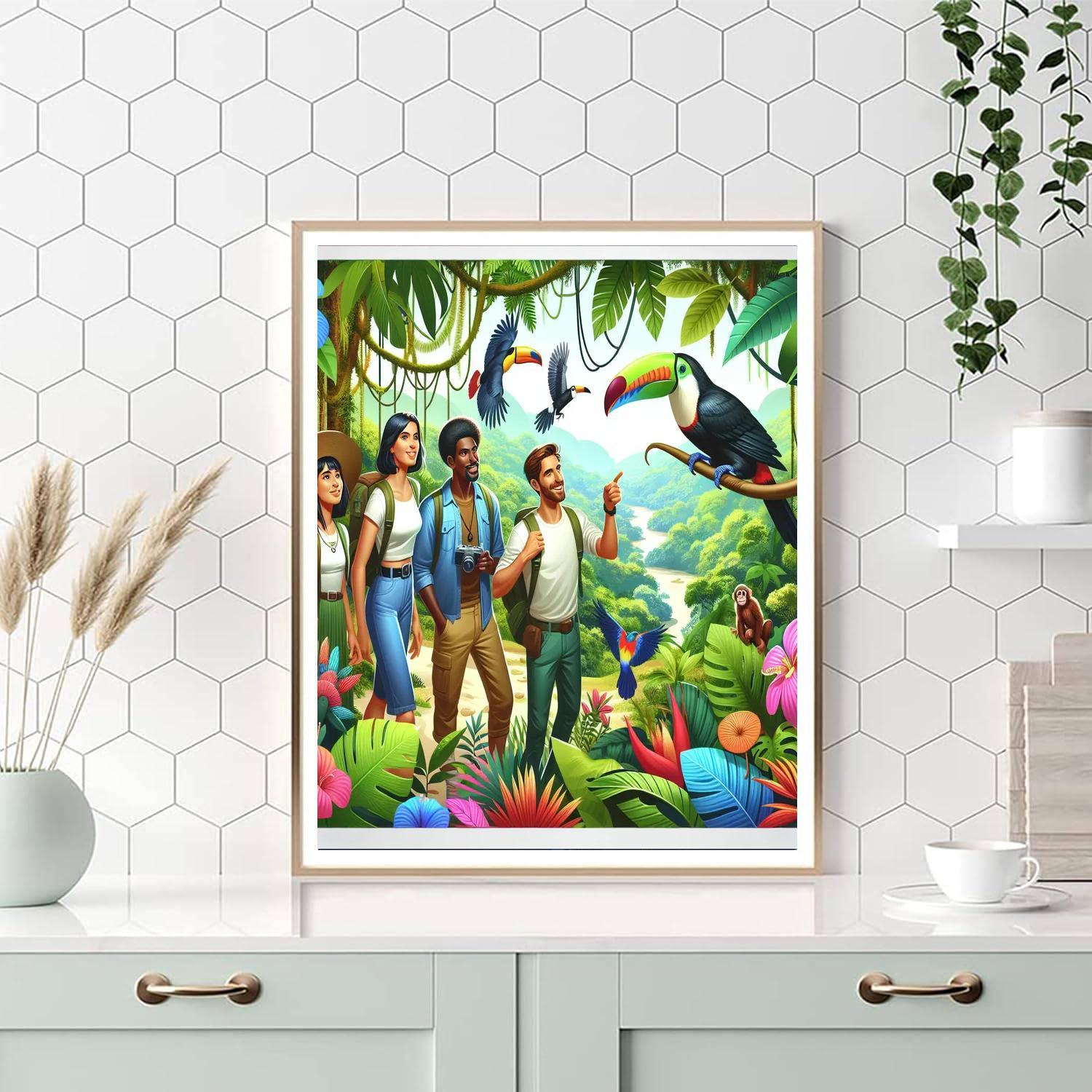 Rainforest Exploration Journey Paint By Color