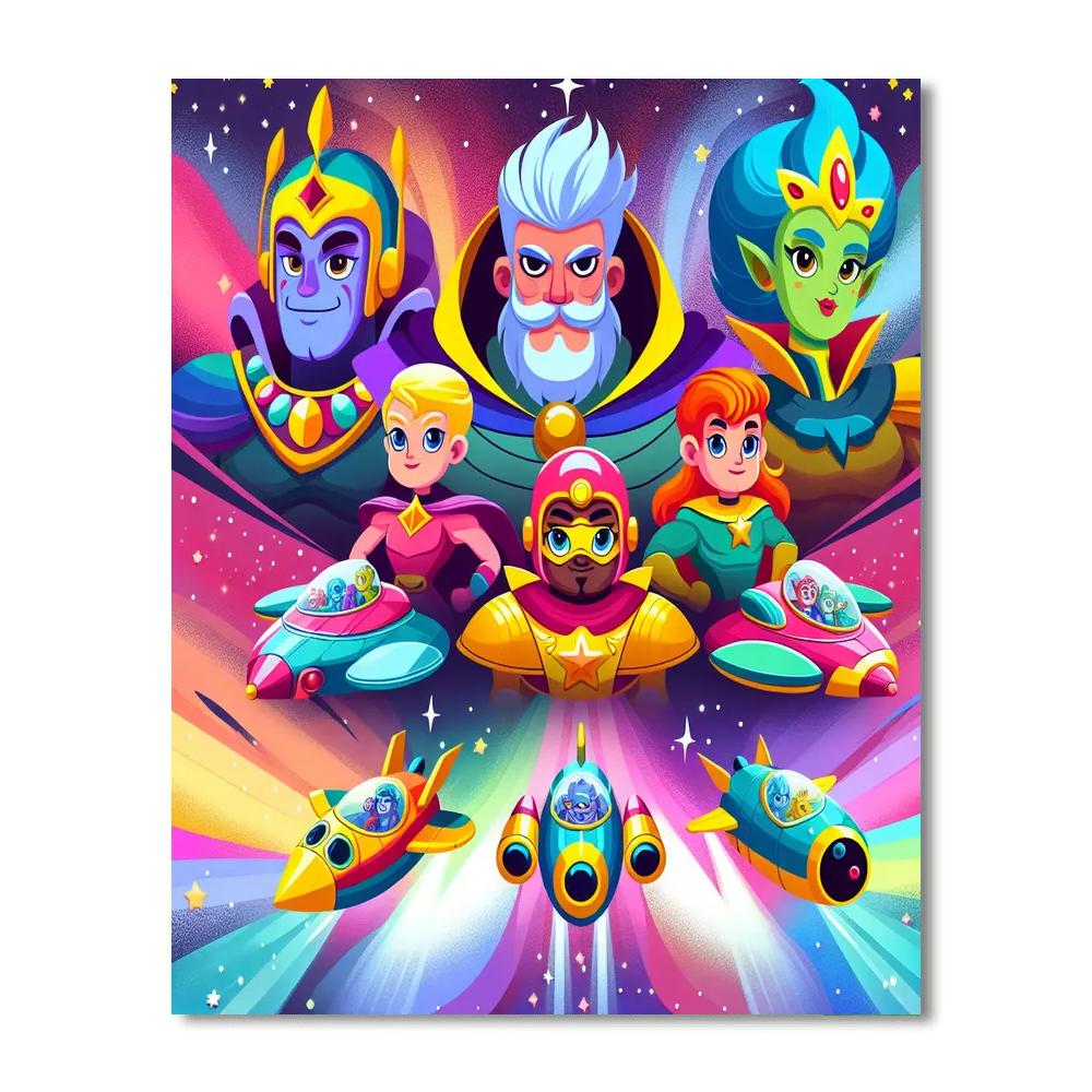 Galaxy Guardian Paint By Numbers Art