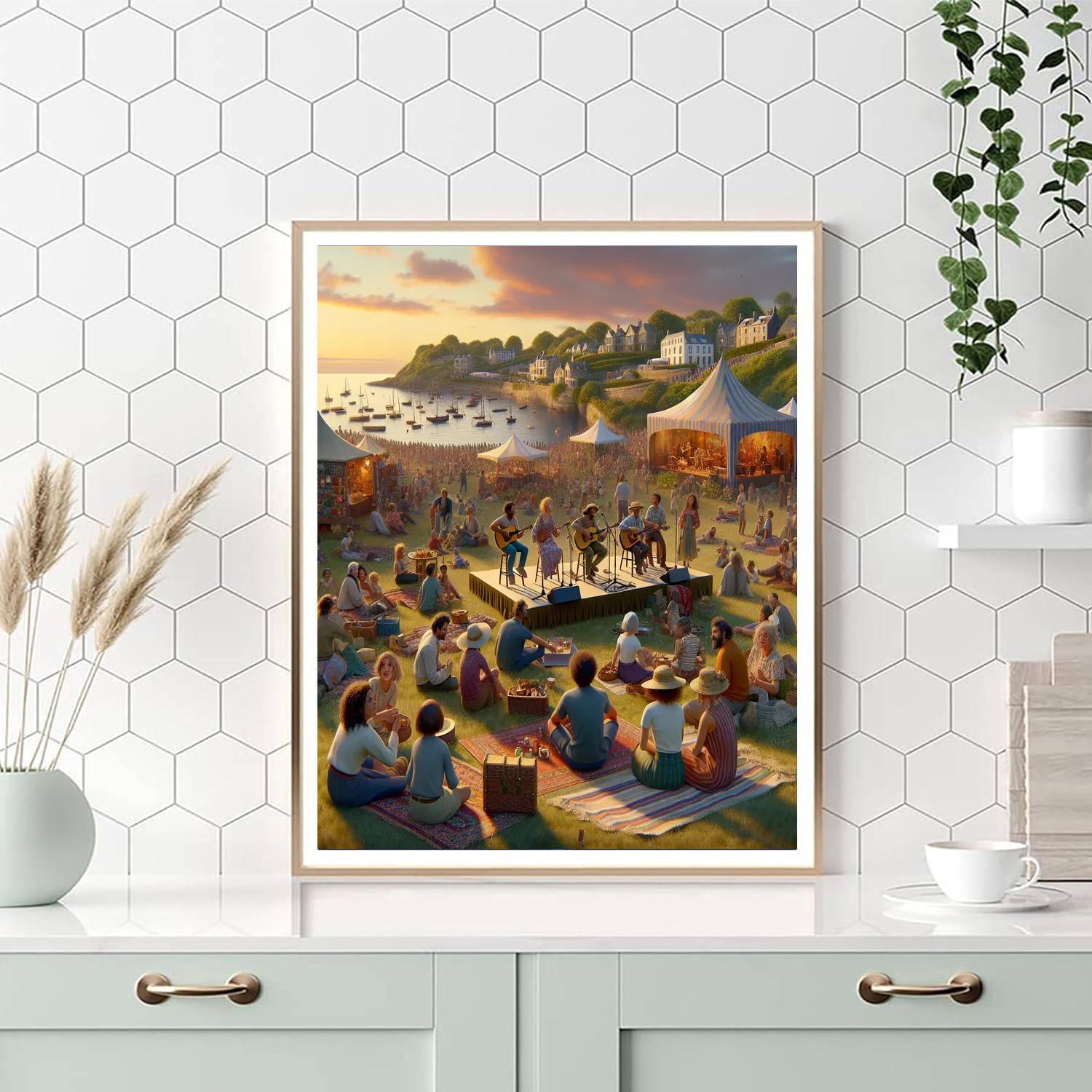 Port Fairy Folk Festival Paint By Numbers Art