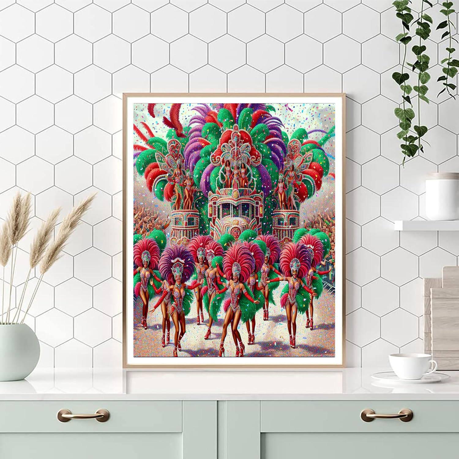 Carnival Of Santa Cruz De Tenerife DIY Paint By Numbers