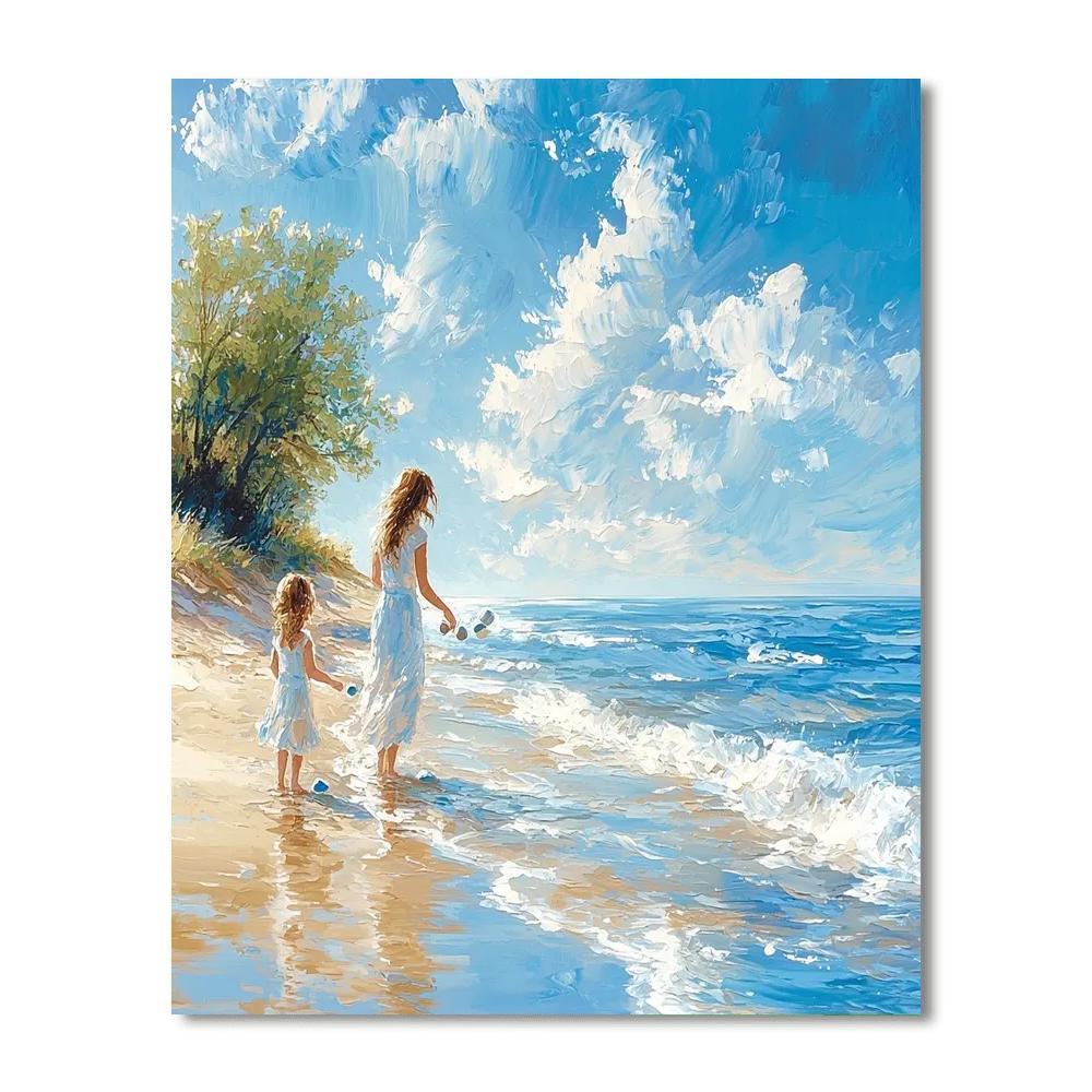 Gentle Rhythms Of The Sea Numbered Painting Kits