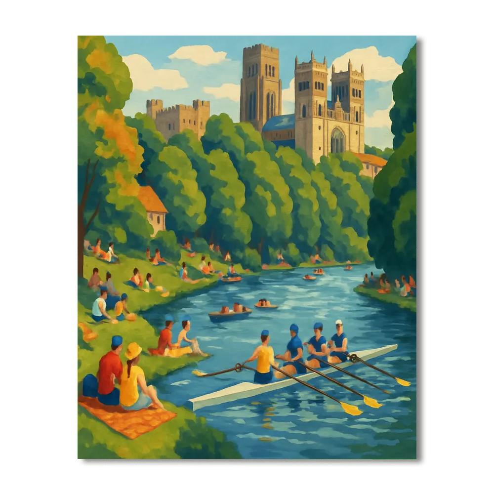 Durham Regatta - England Paint By Color