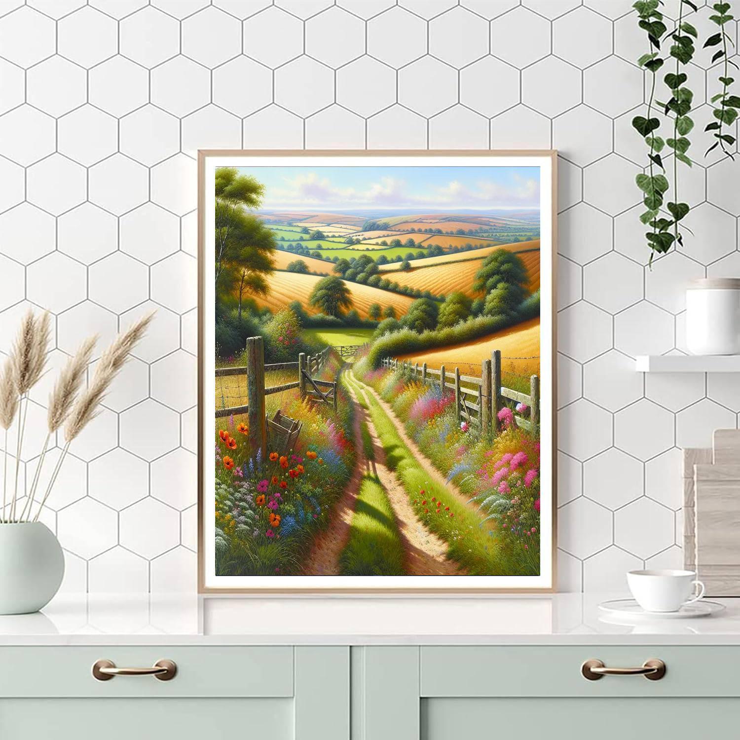 Timeless Country Lane - DIY Painting By Numbers Kit – Artistry Rack