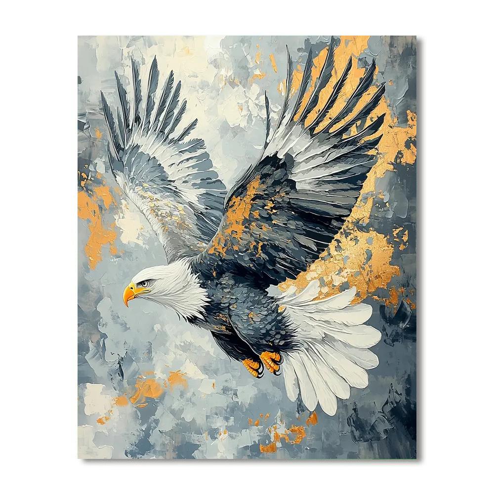 Michelangelo Inspired Eagle's Majesty  Painting Number Kit