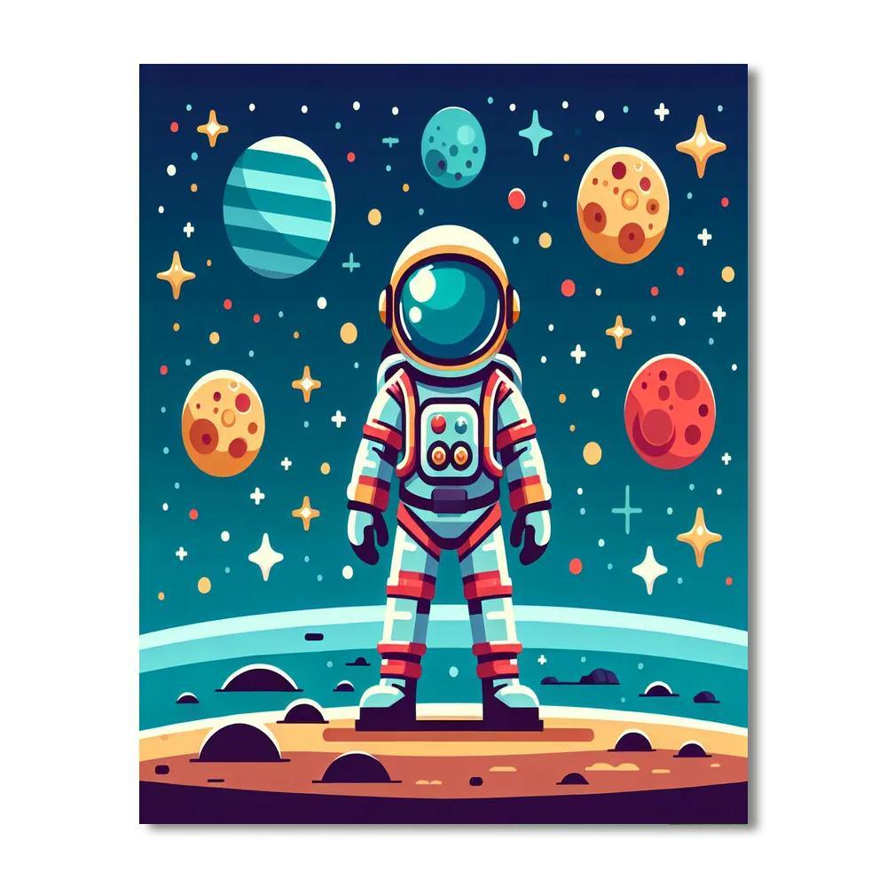 Galactic Hero Journey Numbered Painting Kits