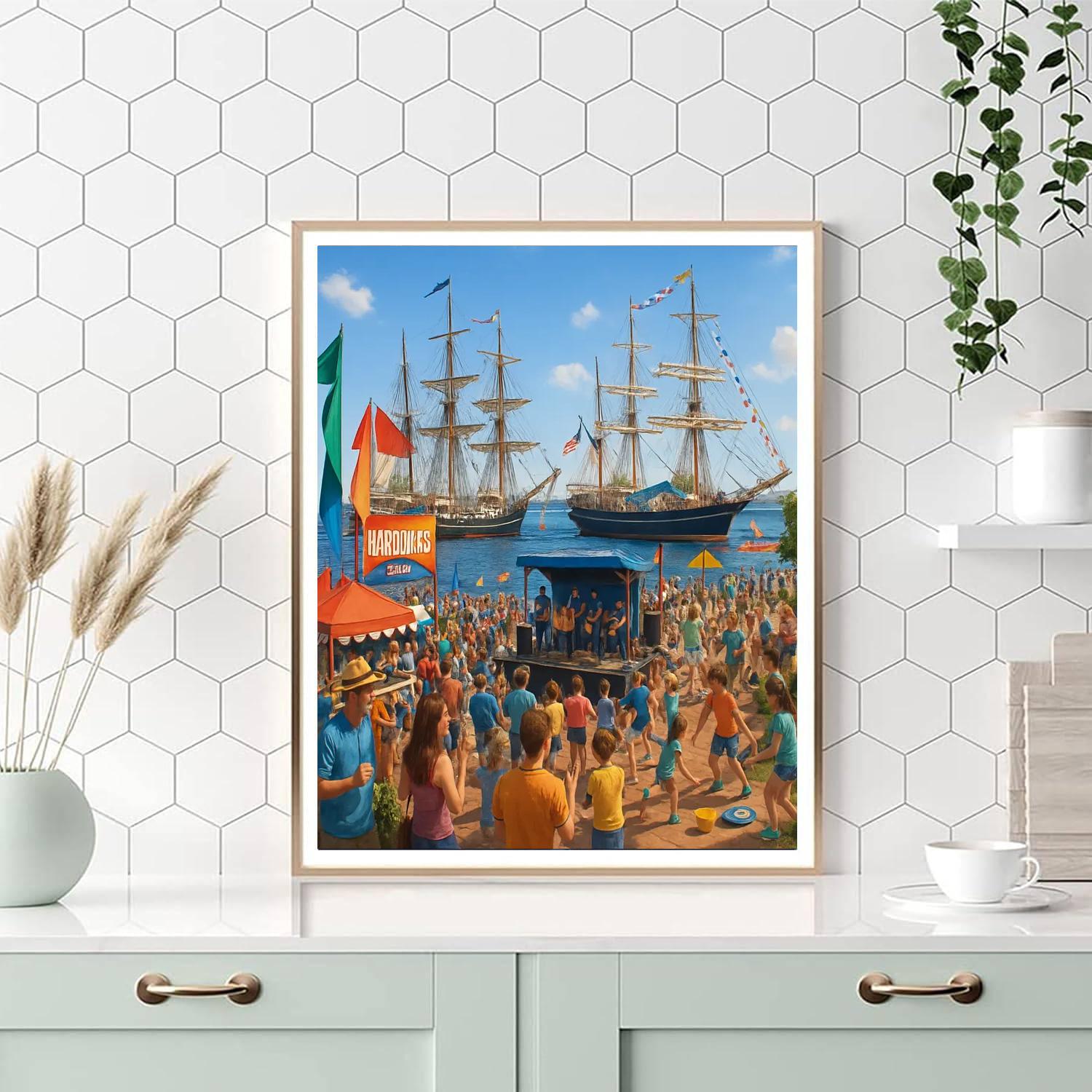 Harborfest - Norfolk, Virginia, Usa Paint By Numbers Art