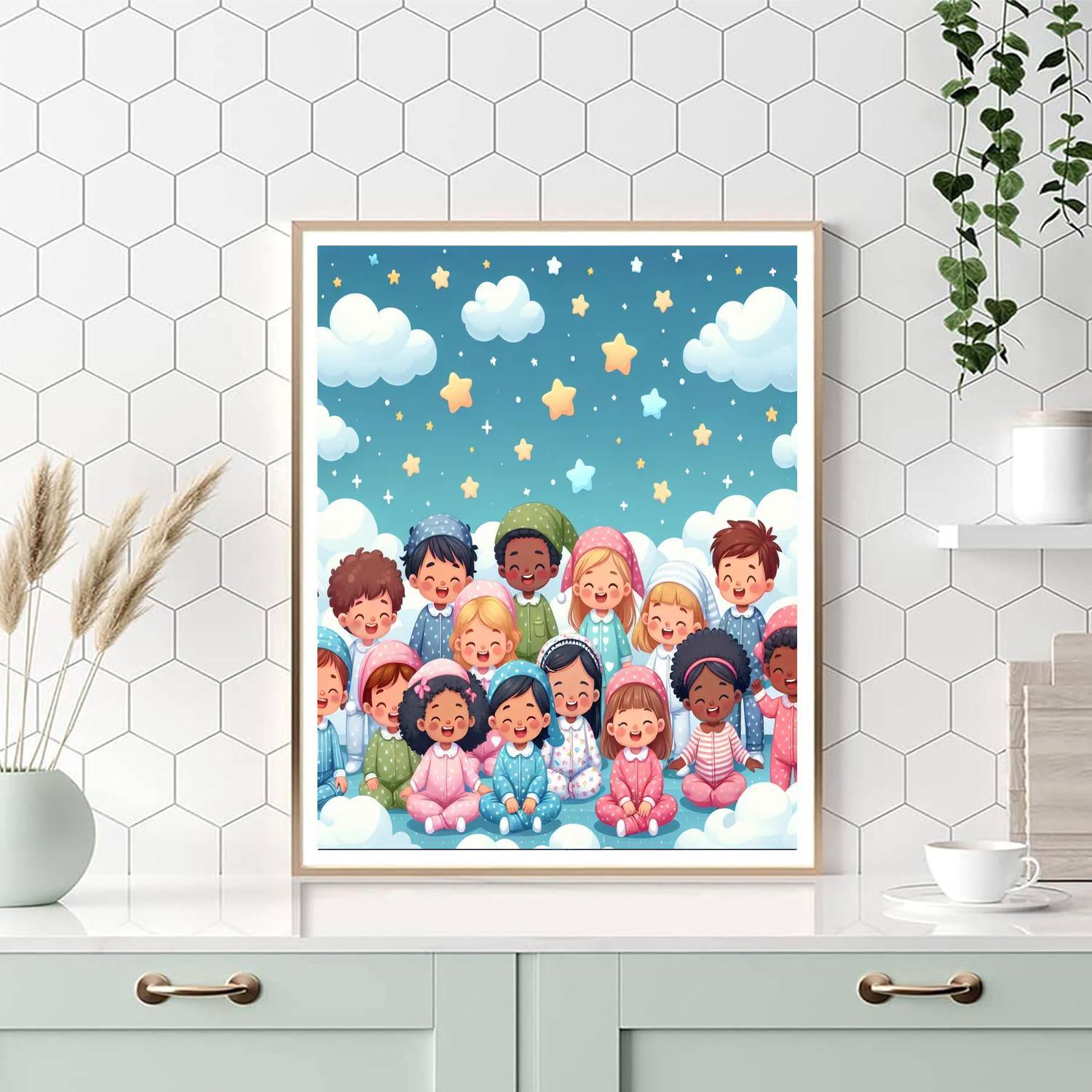 Dreamland Slumber Party Painting By Numbers Kit