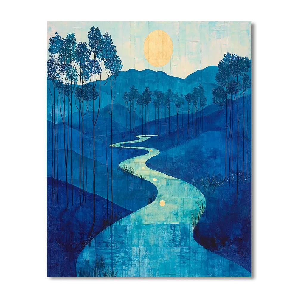 Nandalal Bose Inspired Dance Of The River Spirits  DIY Paint By Numbers