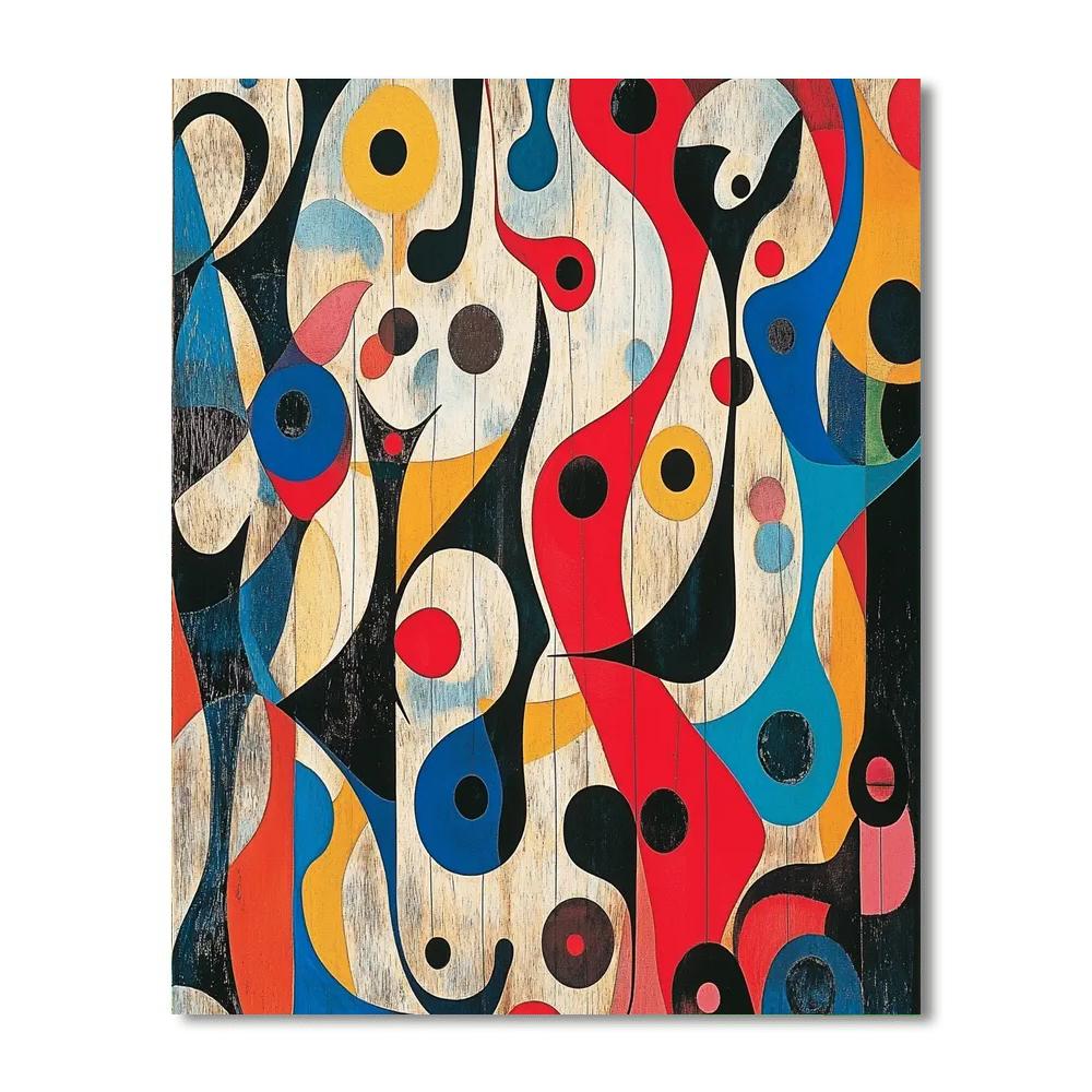 Joan Miró Inspired Mystical Worlds Of Imagination  Paint By Color