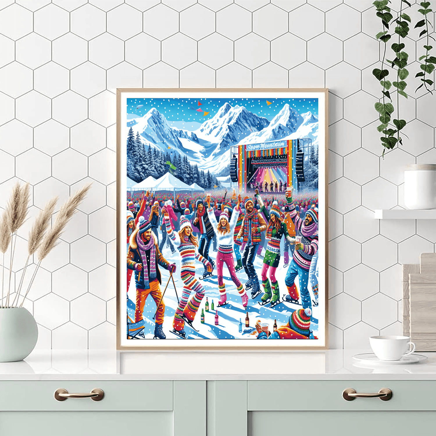 Snowbombing Festival - Austria Paint By Numbers Art