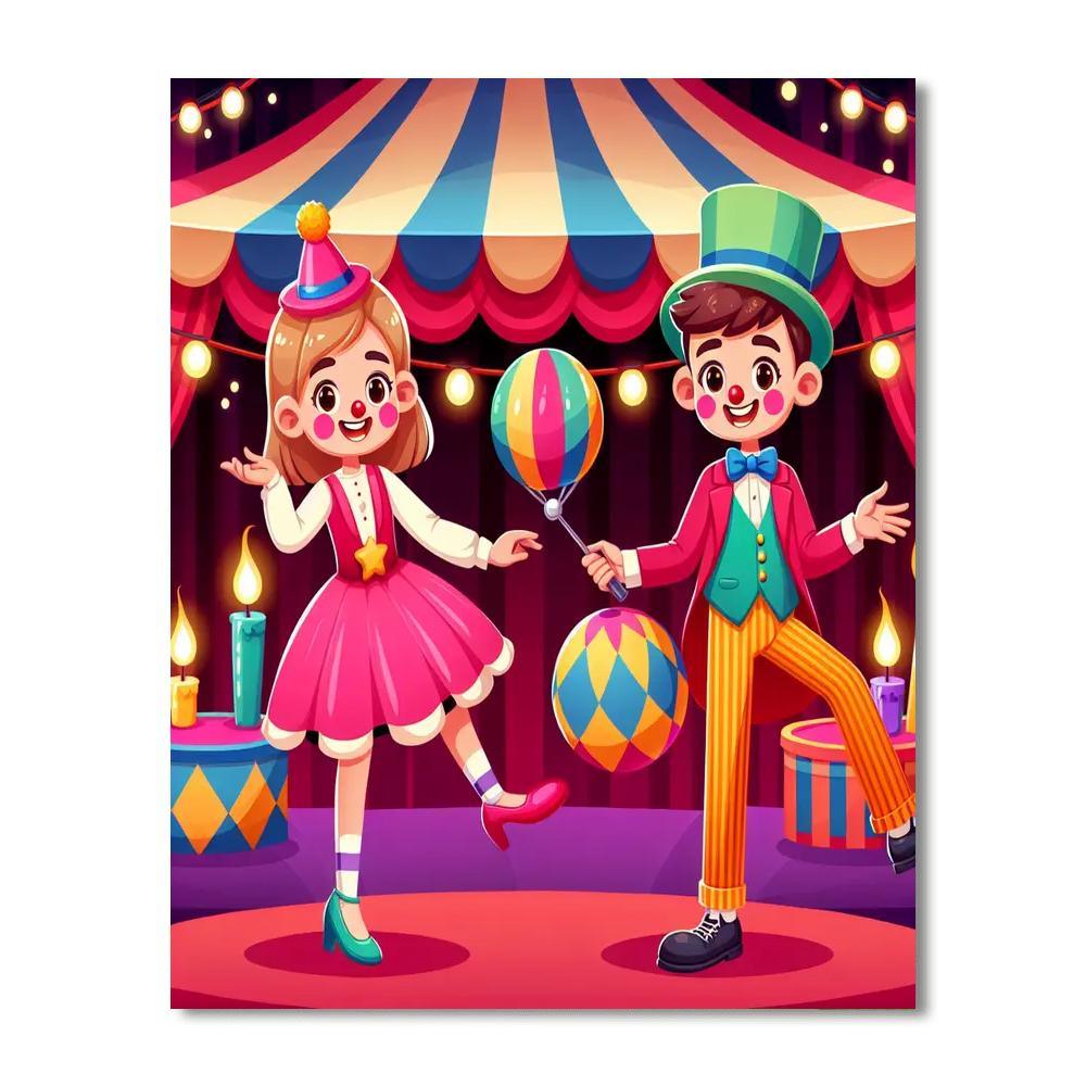 Circus Of Wonder Painting By Numbers Kit