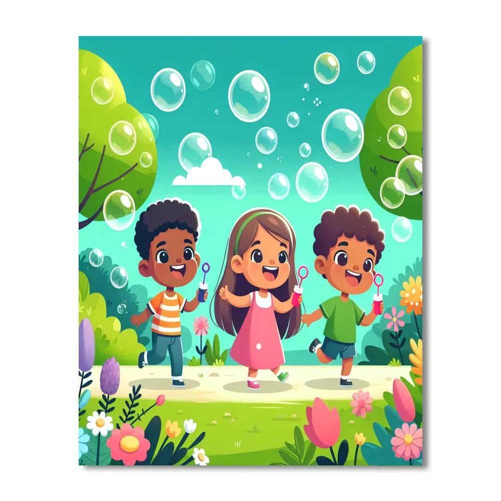 Brilliant Bubbles Paint By Number