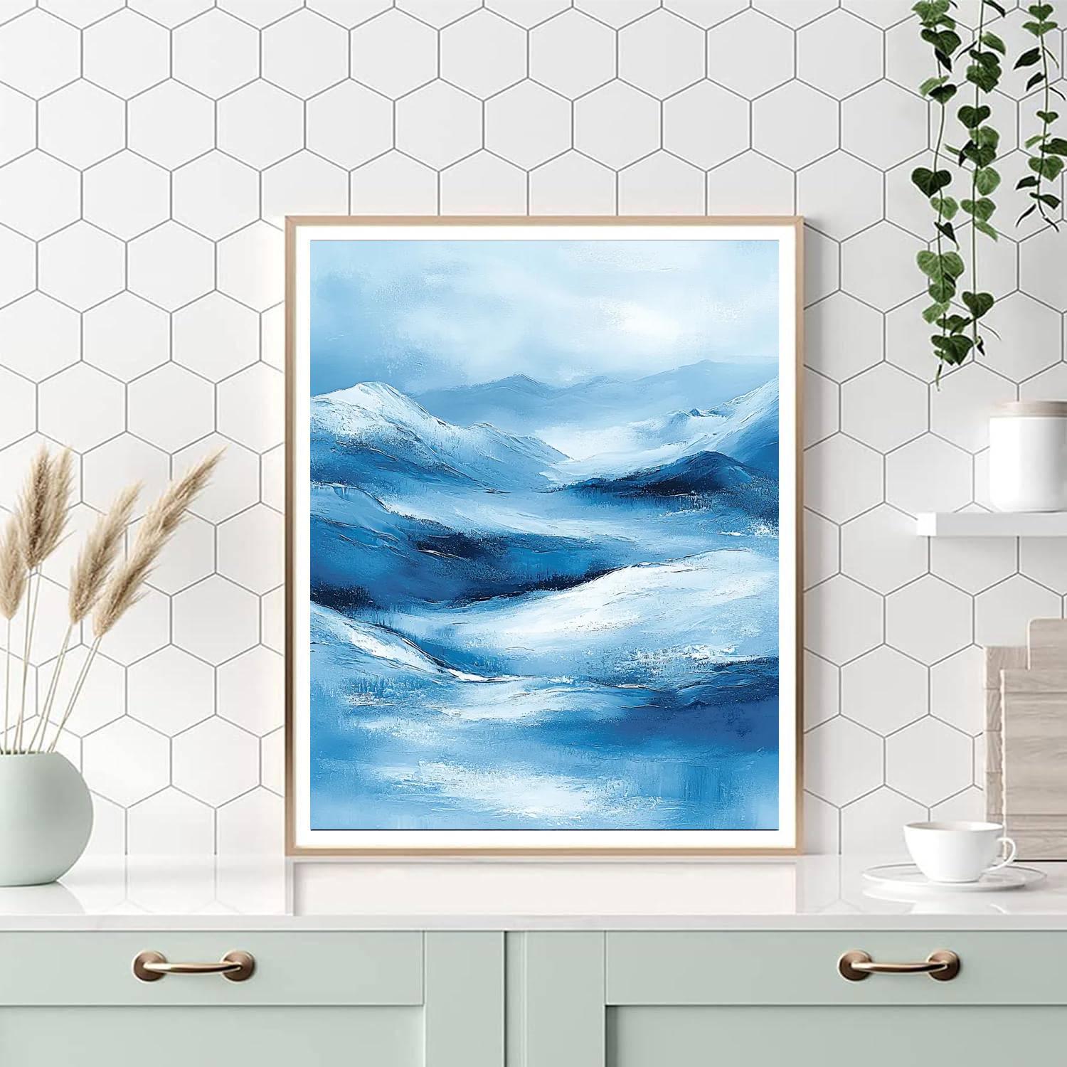 Paul Cézanne Inspired Impressions Of Winter  Paint By Numbers Kits