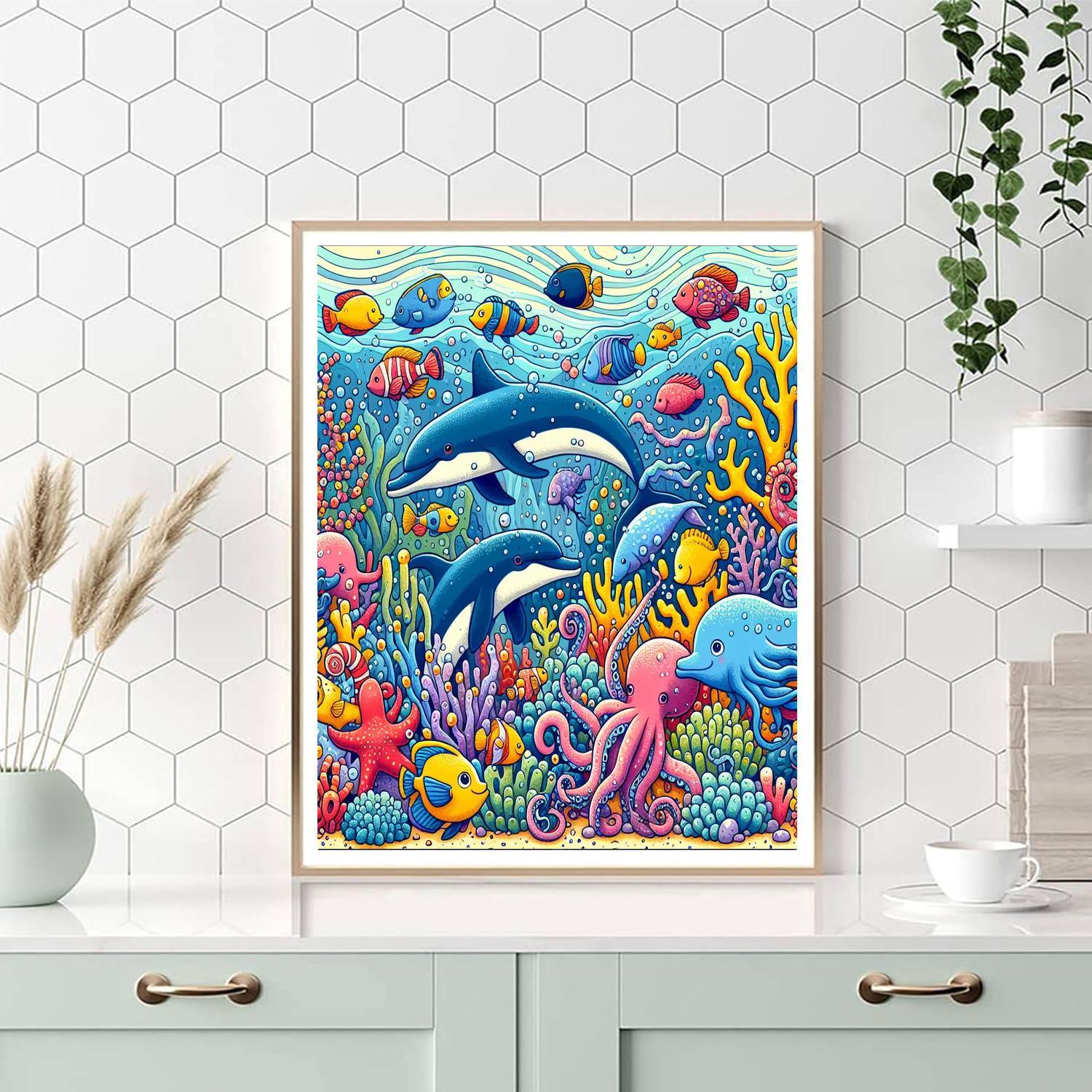 Fairytale Under The Sea Paint By Numbers