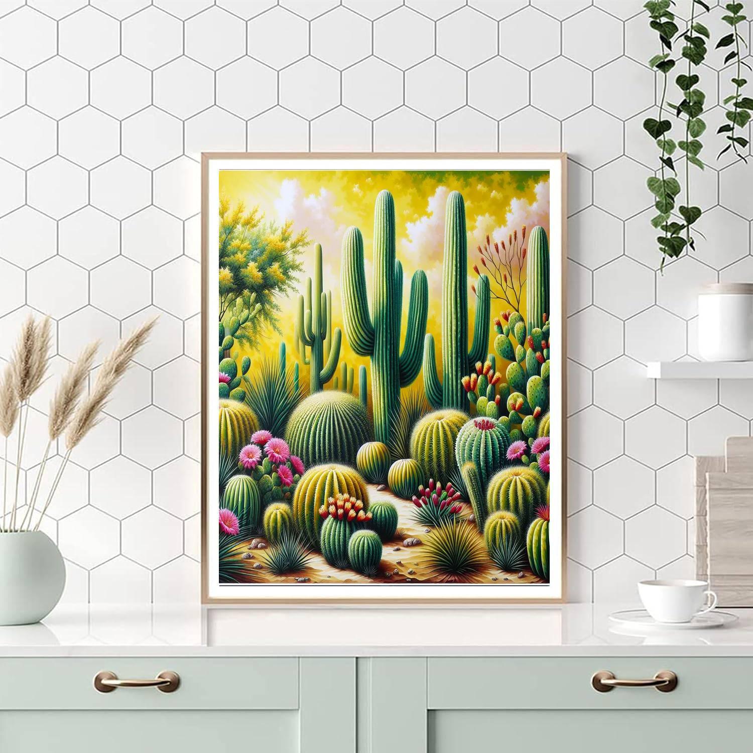 Cactus Paradise Paint By Numbers