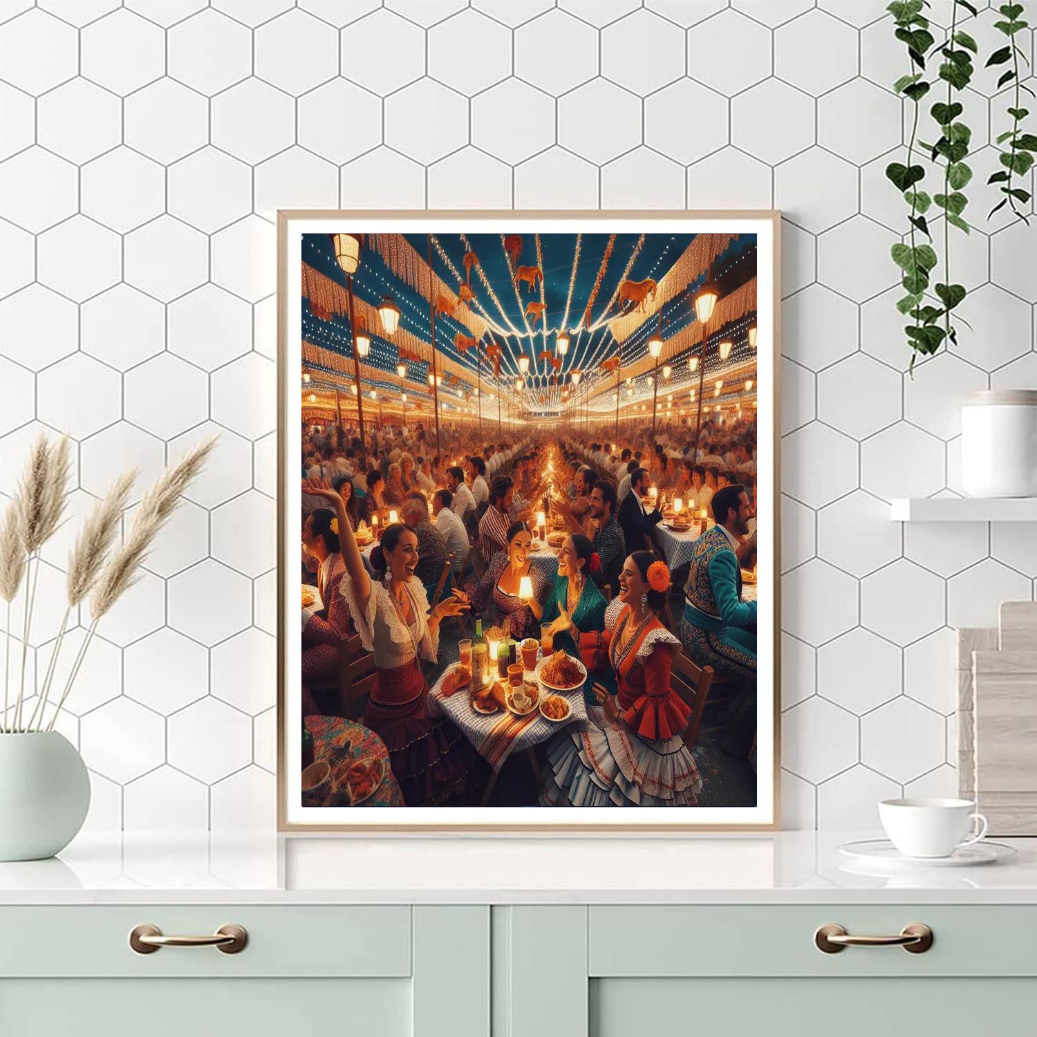 Seville Fair Of April Paint By Numbers Art