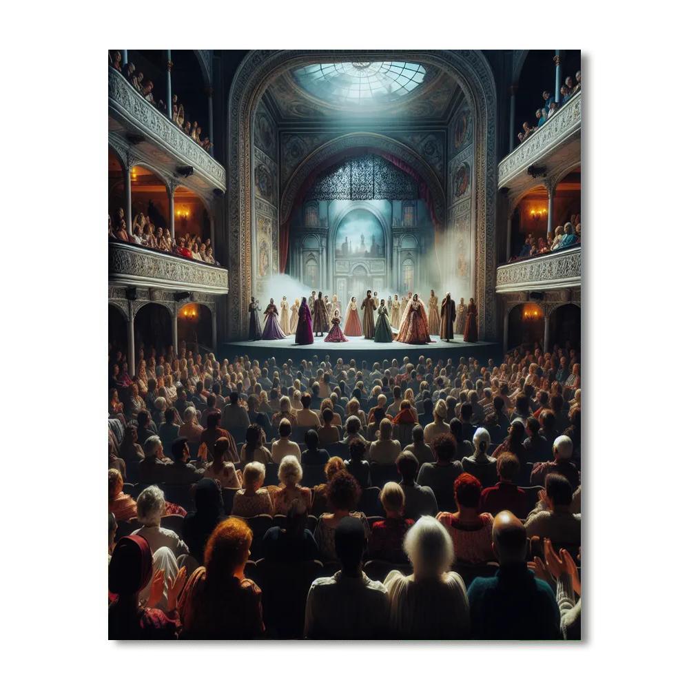 Festival Internacional De Teatro - Egypt Painting Number Kit