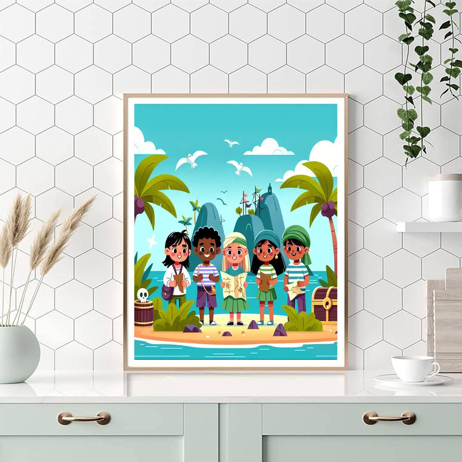 Mystic Island Quest Paint By Numbers Kits