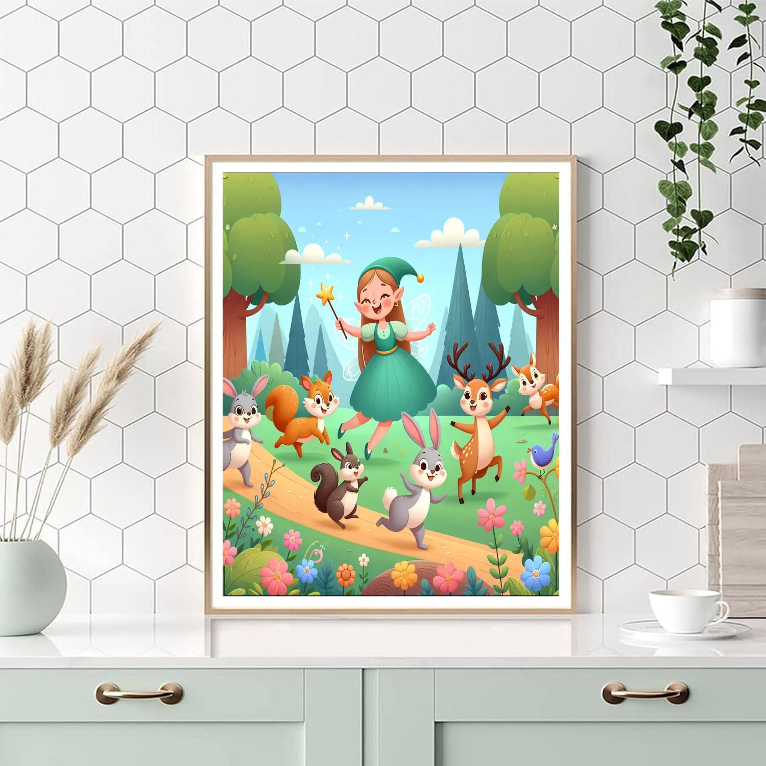 Enchanted Fairy Adventure Numbered Painting Kits