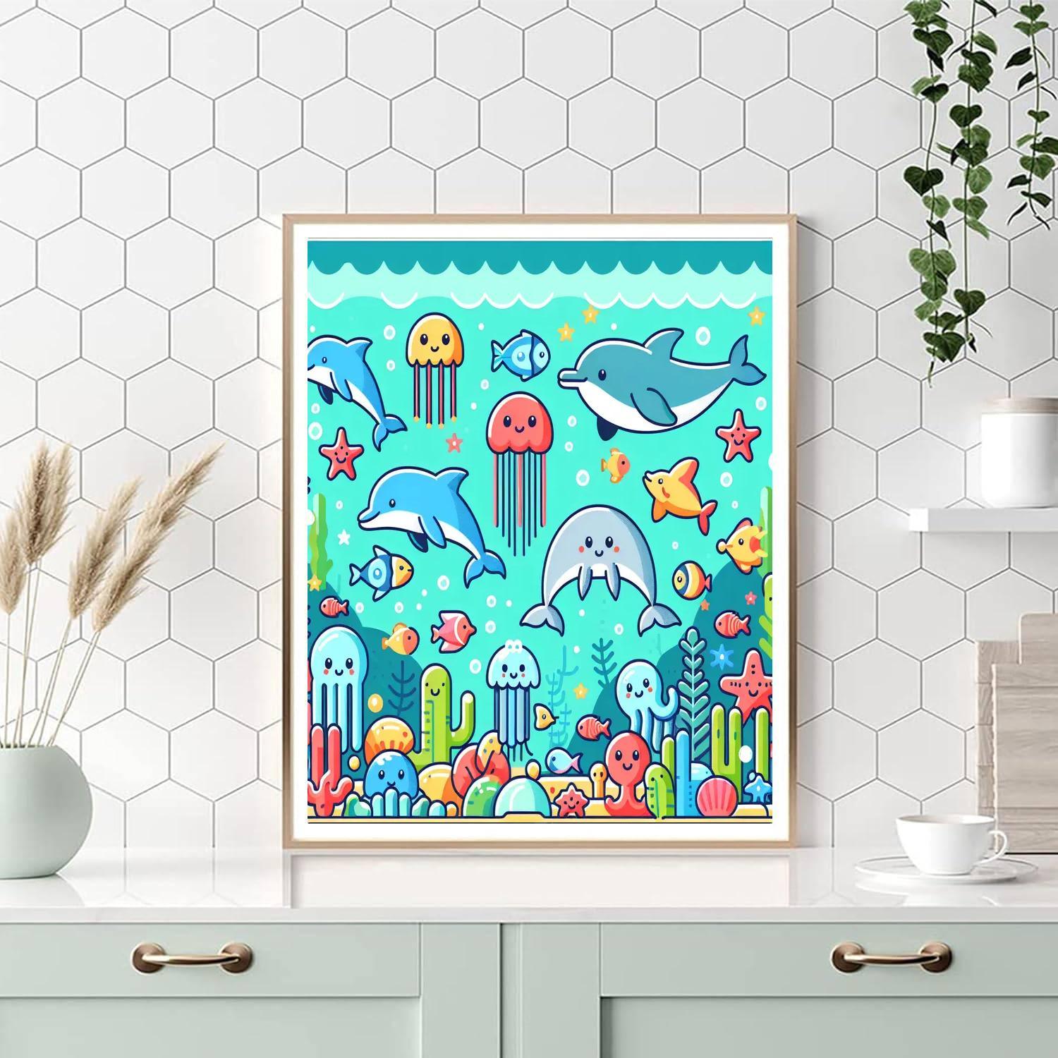Ocean Journey With Sea Friends Paint By Number