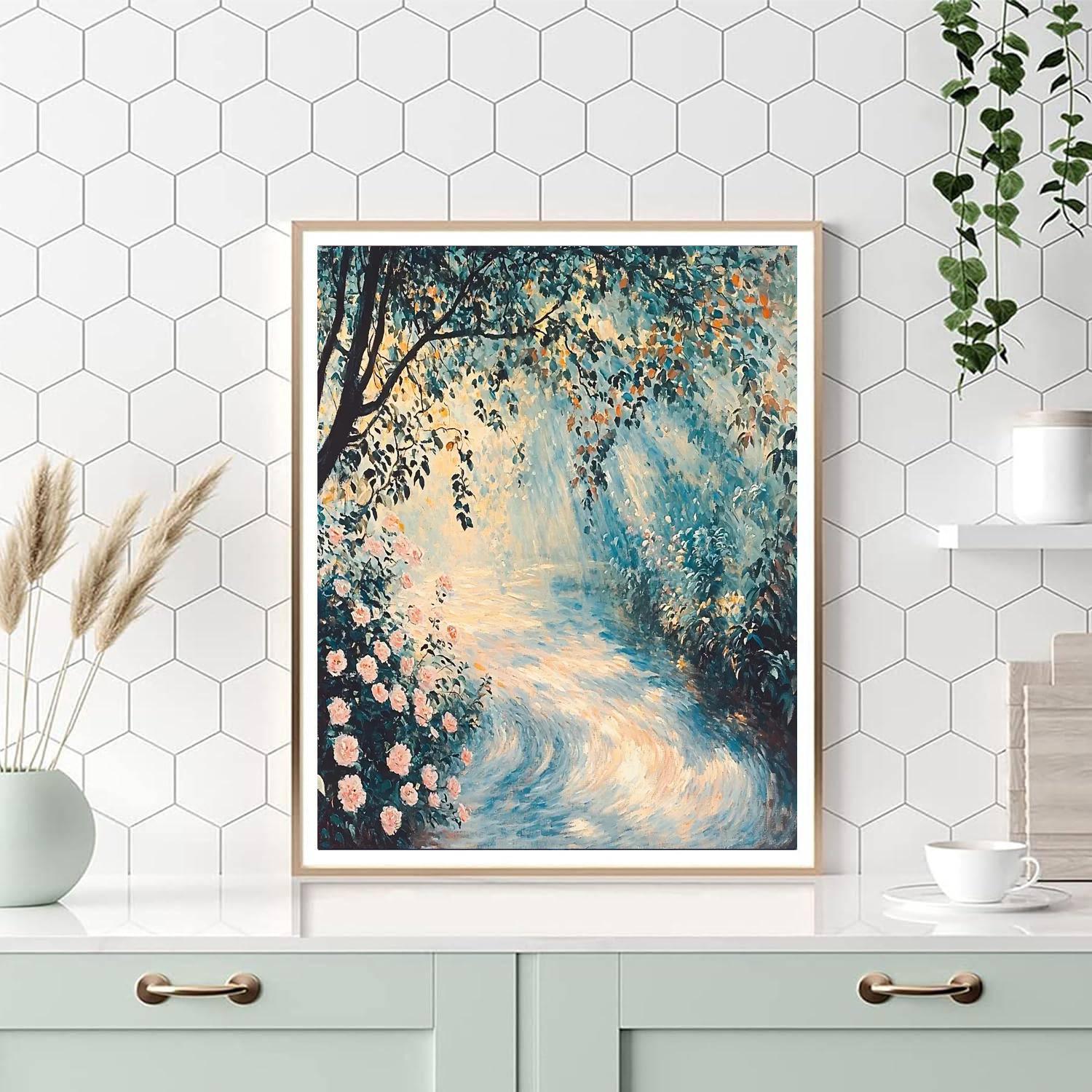 Edgar Degas Inspired Whispering Garden Harmony  Painting By Numbers Kit