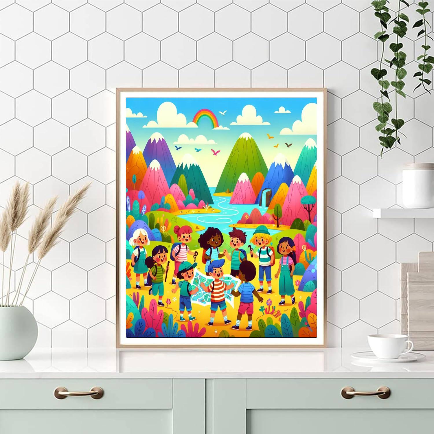 Treasure Hunter's Trail Paint By Numbers