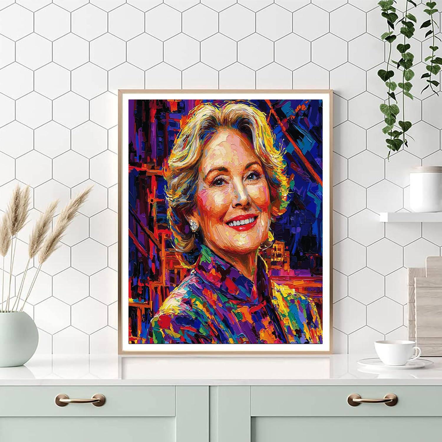 Meryl Streep: The Chameleon's Artistry In Cinema Numbered Painting Kits