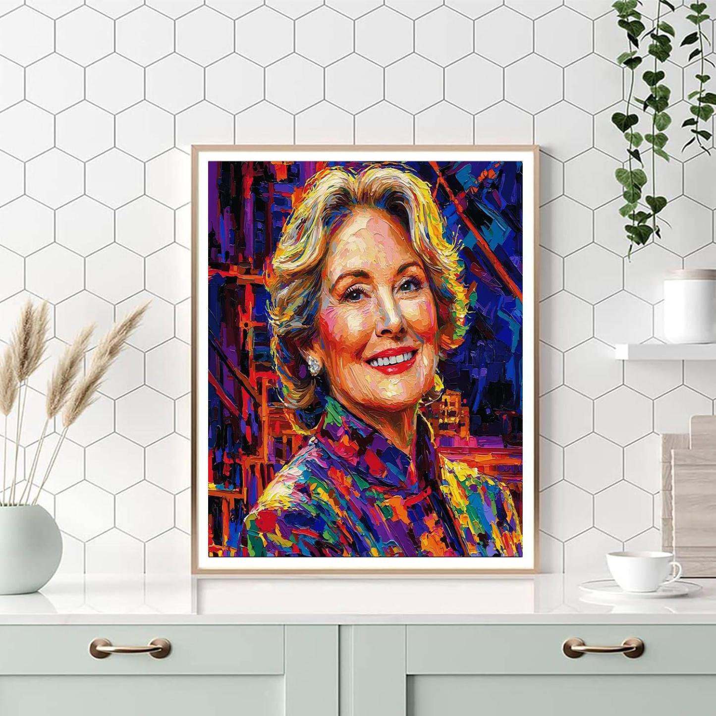 Meryl Streep: The Chameleon's Artistry In Cinema Numbered Painting Kits