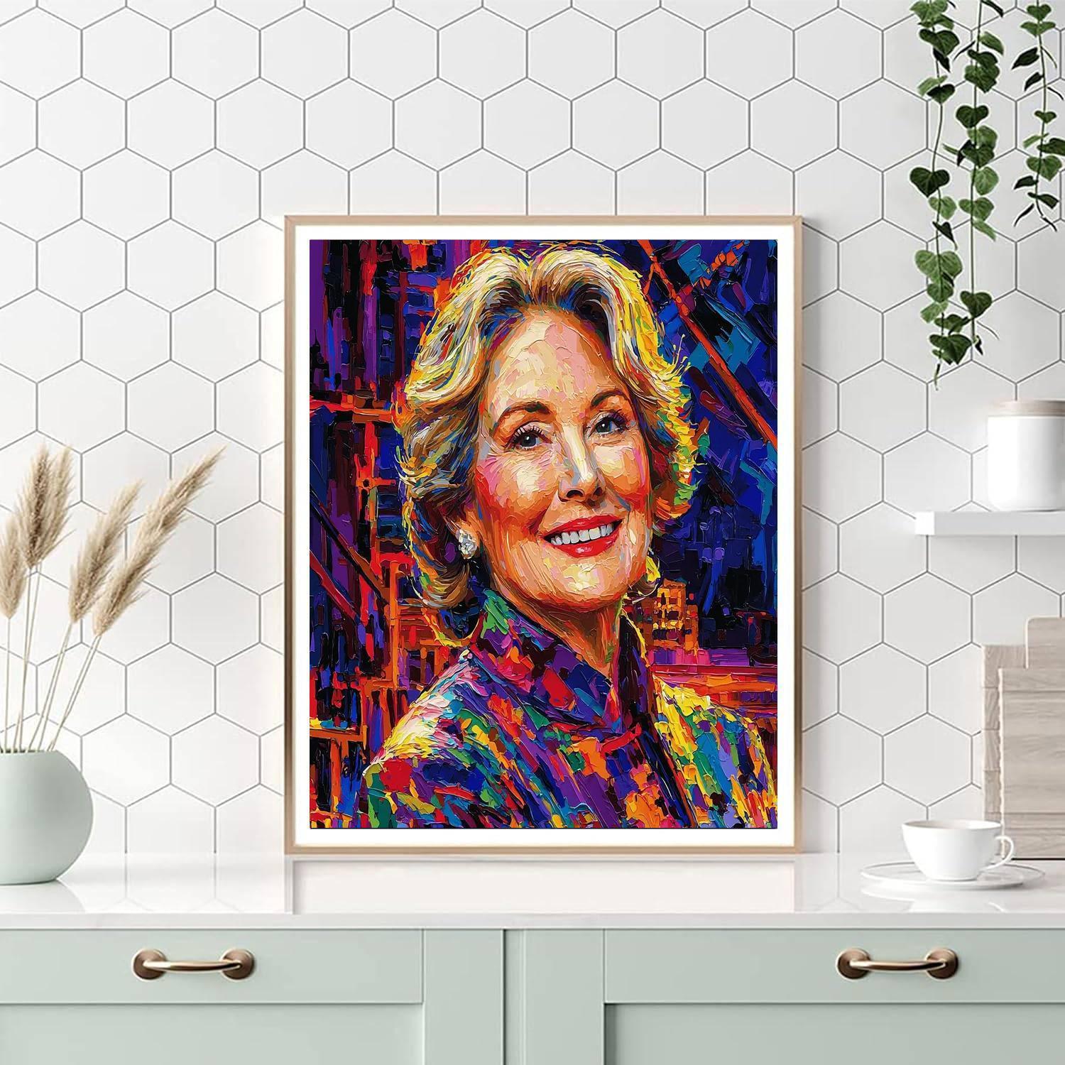 Meryl Streep: The Chameleon's Artistry In Cinema Numbered Painting Kits