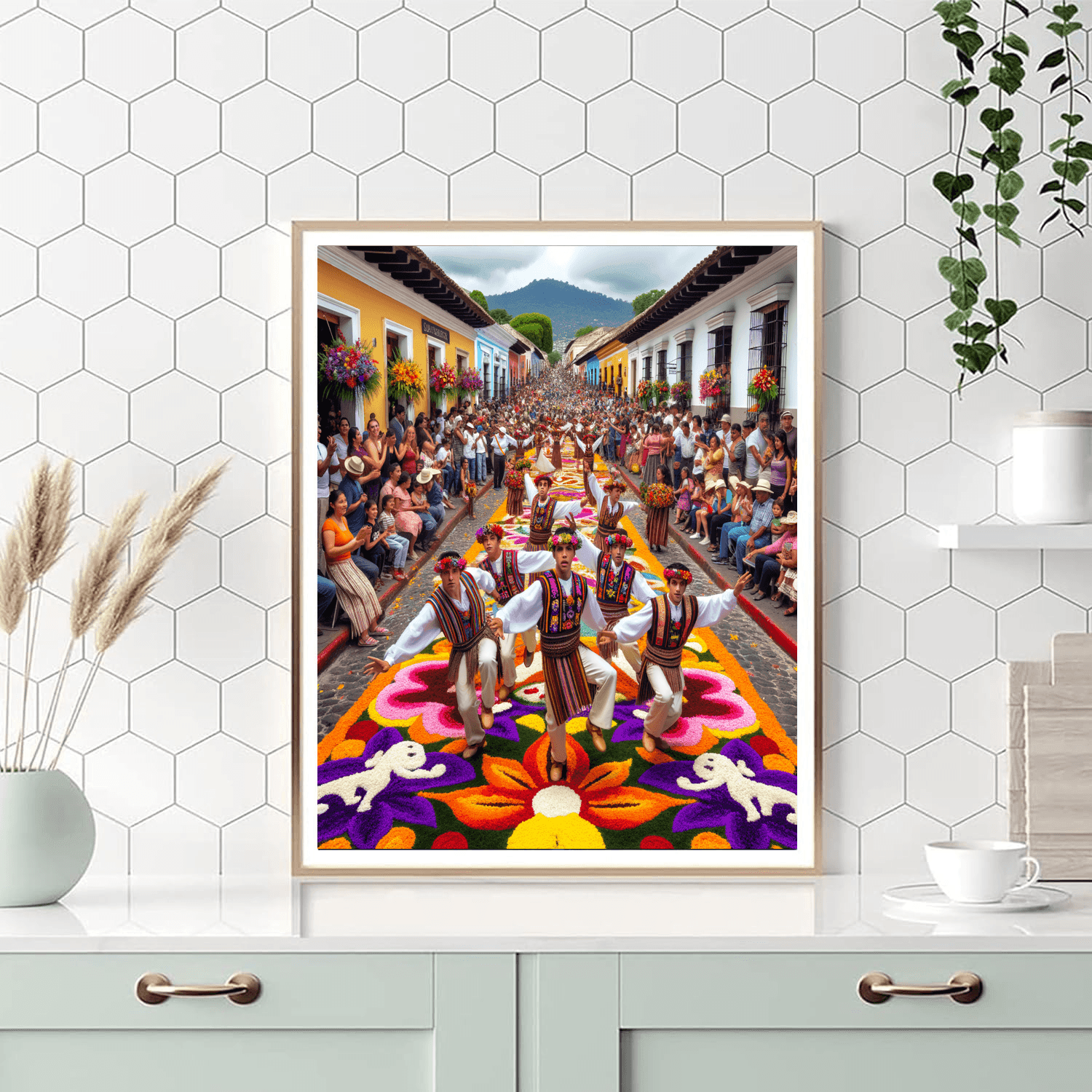 Flower Festival - Antigua, Guatemala Paint By Number