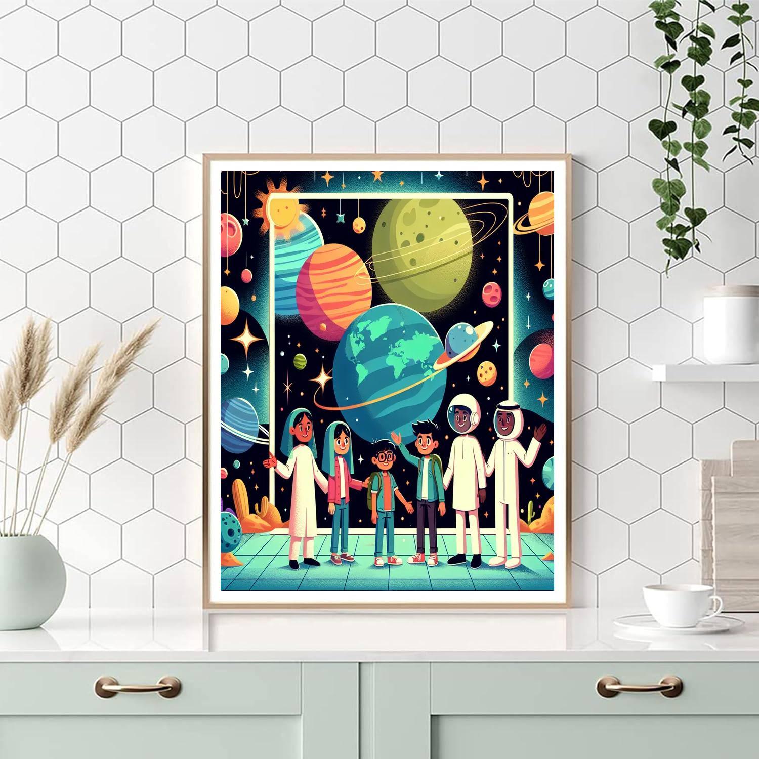 Cosmic Star Adventure Paint By Color