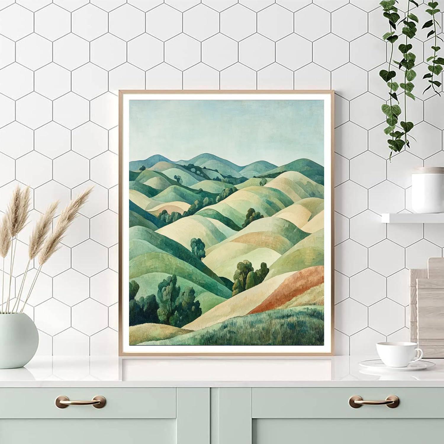 Paul Cézanne Inspired Serene Solitude  Paint By Numbers Kits